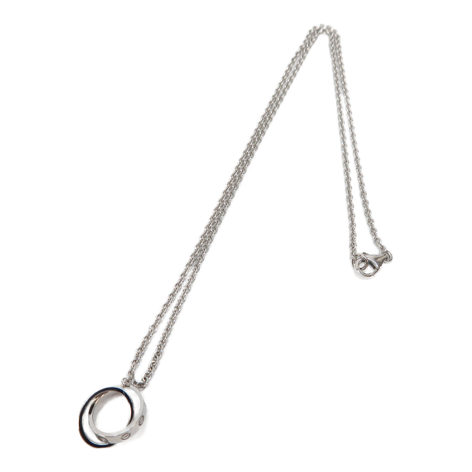 CARTIER 【激減優惠】18K白金Love Necklace項鍊