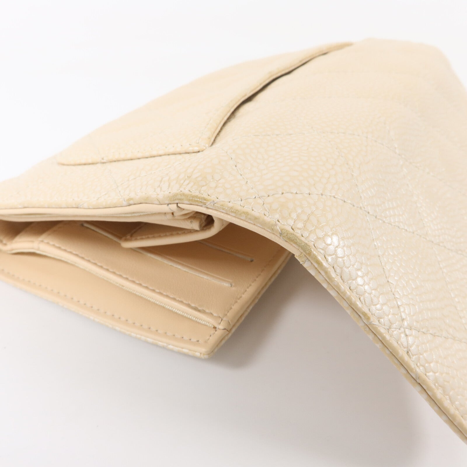 CHANEL 牛皮皮革Trifold Long Wallet長錢包