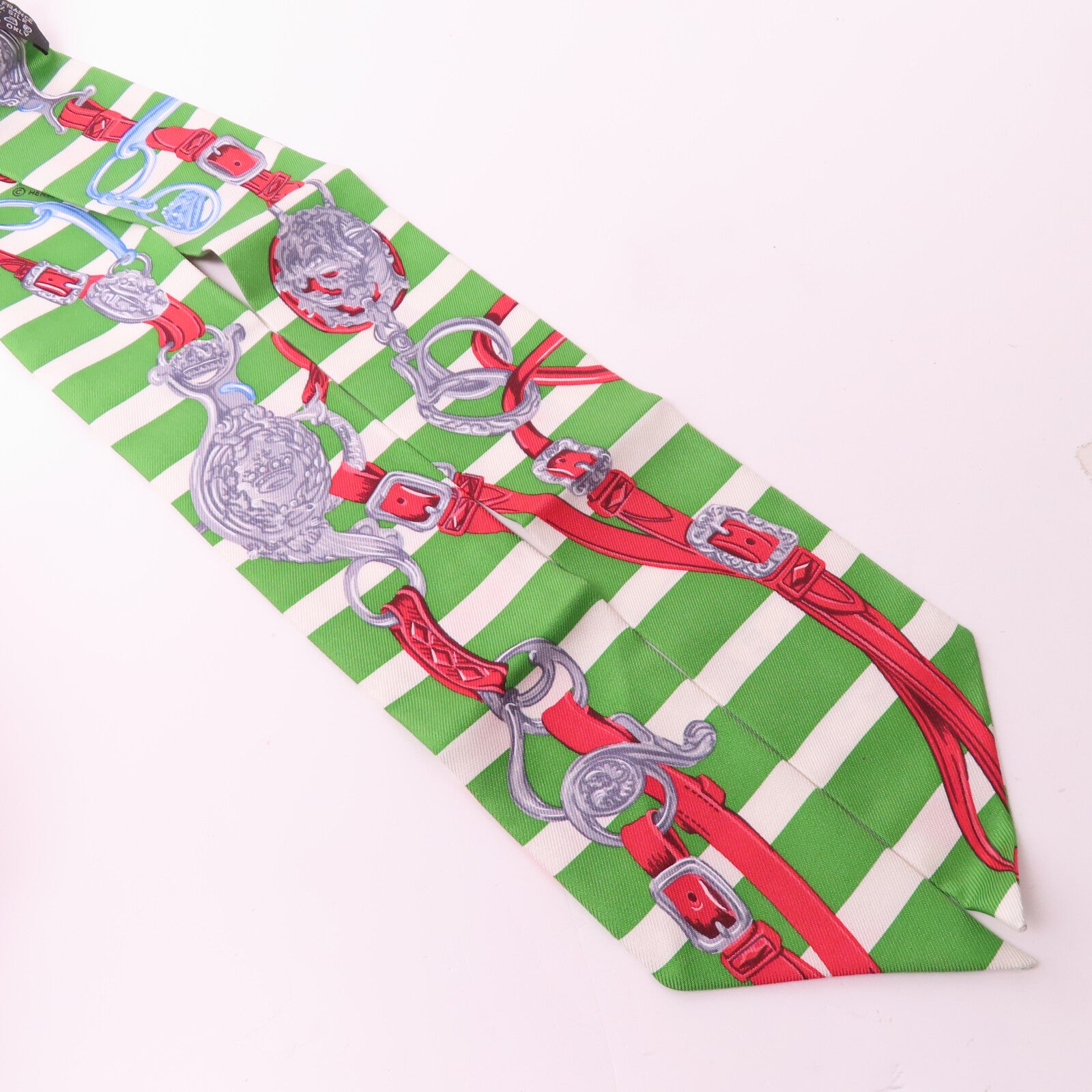 HERMES 絲質Twilly Scarf絲巾