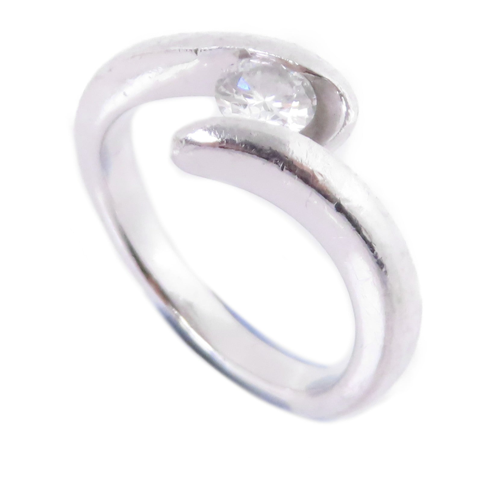 JEWELRY 18K白金/鑽石Diamond Ring戒指US#4.75