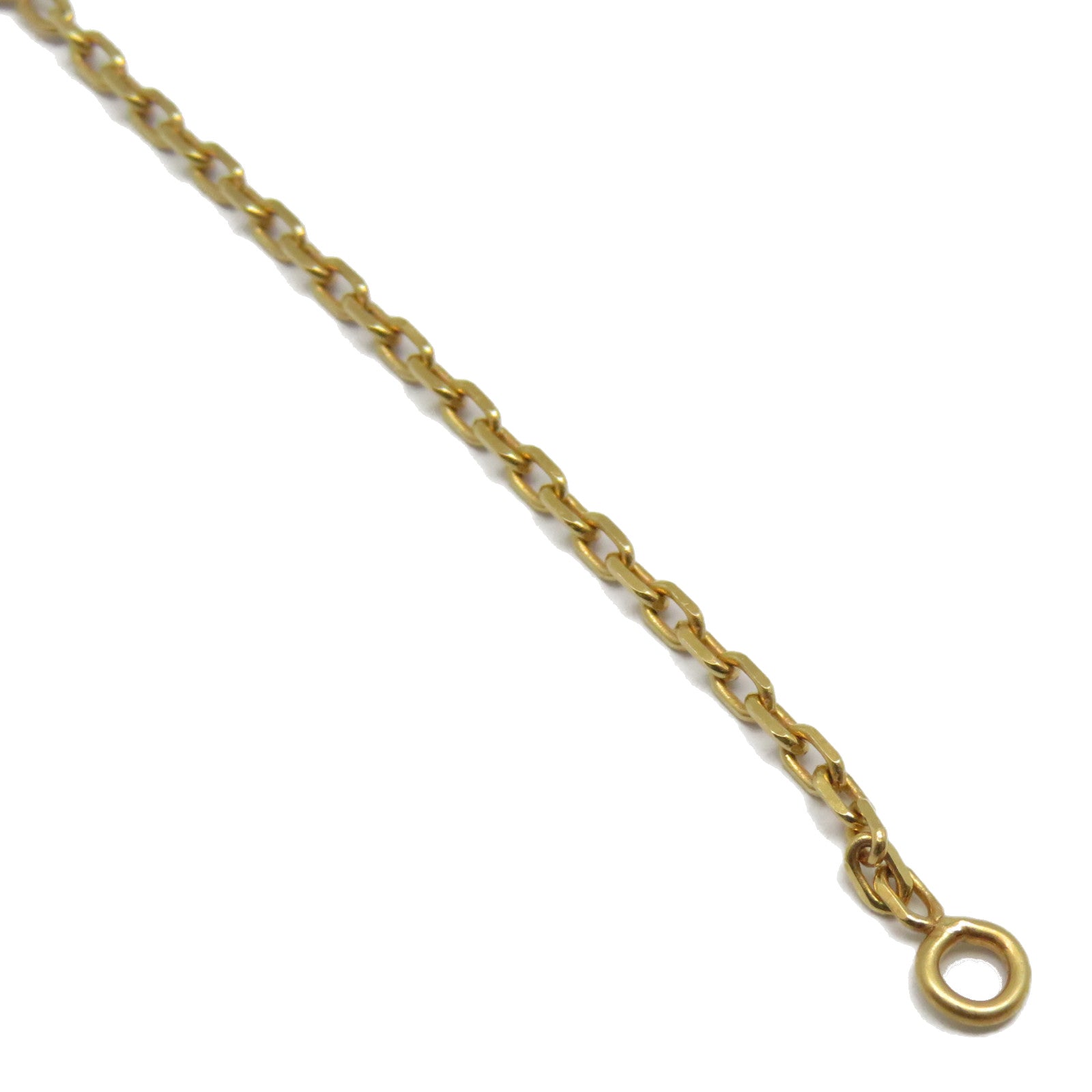 HERMES 【激減優惠】Swift皮革/金屬As de Coeur Pendant項鍊白色/金色