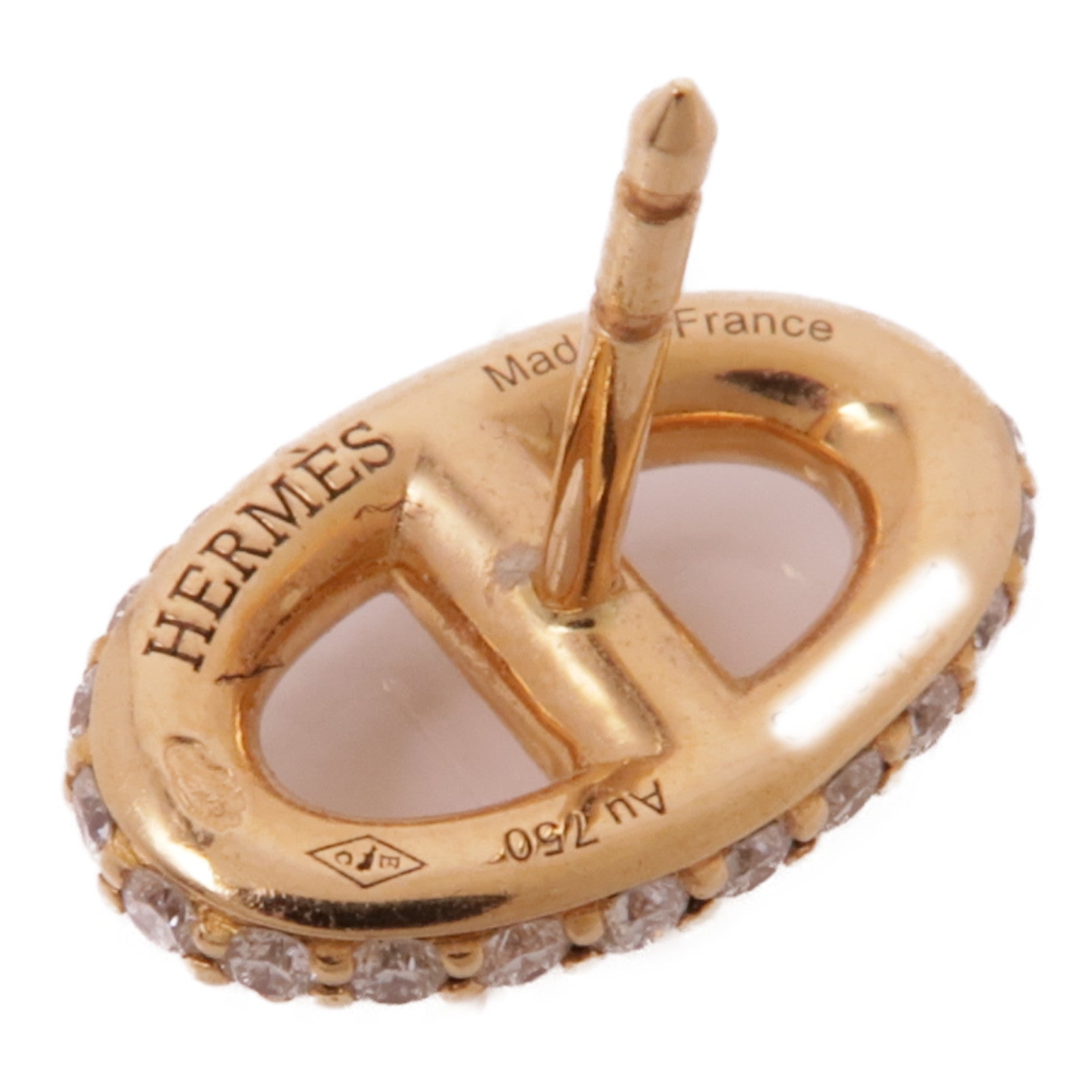 HERMES 18K玫瑰金Farandole Diamond Earrings鑽石耳環