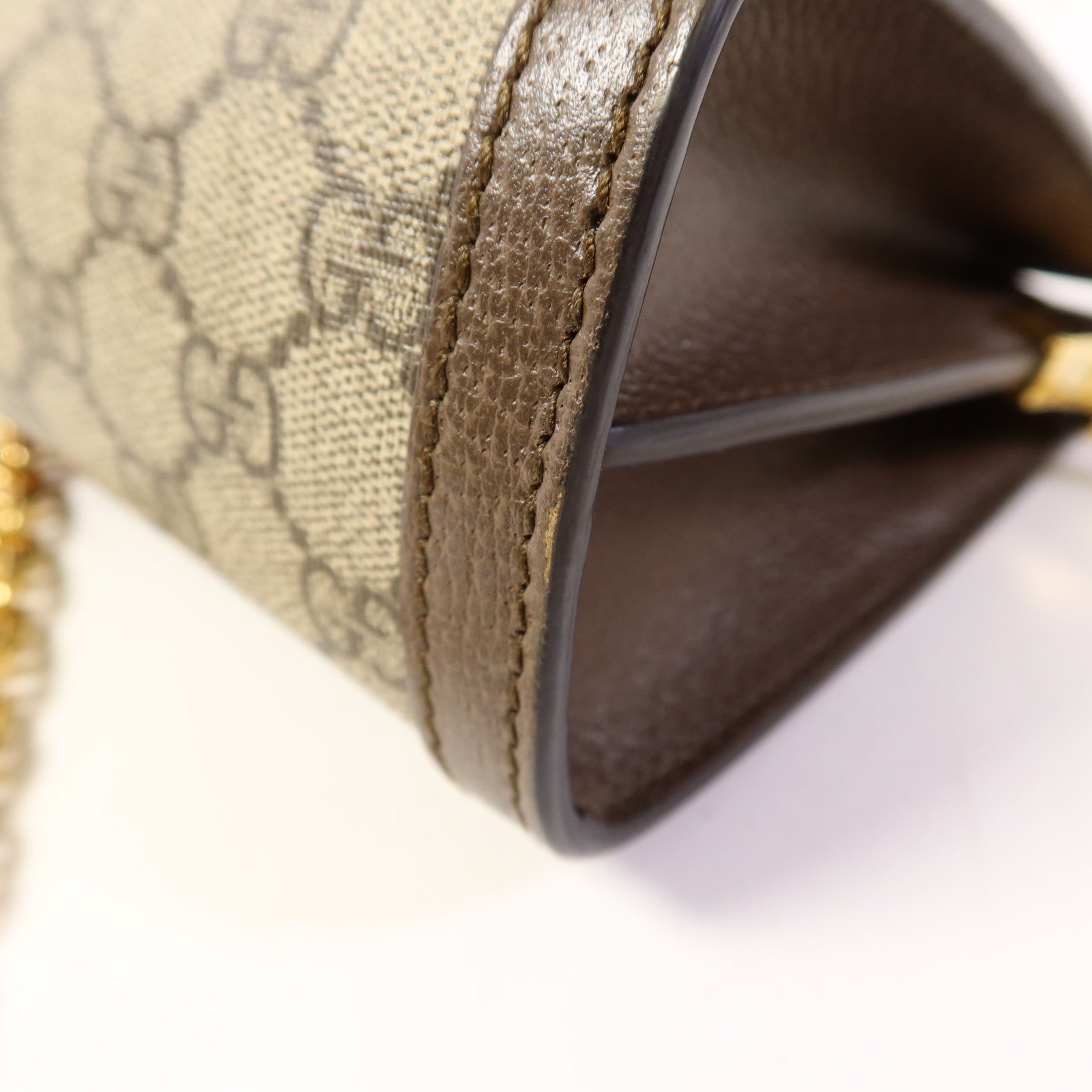 GUCCI 塗層帆布Ophidia GG Chain Shoulder Bag金扣鏈帶肩背袋