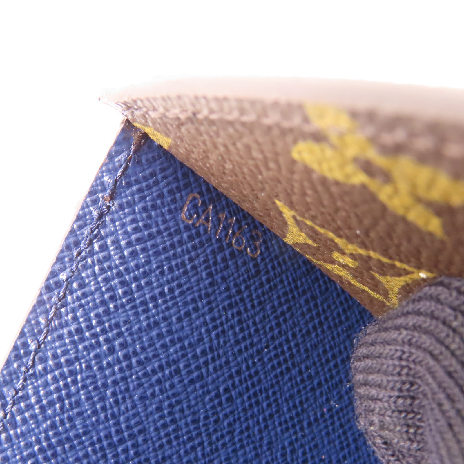 LOUIS VUITTON LV SHW Wallet M60496 Epi Monogram Brown/Navy