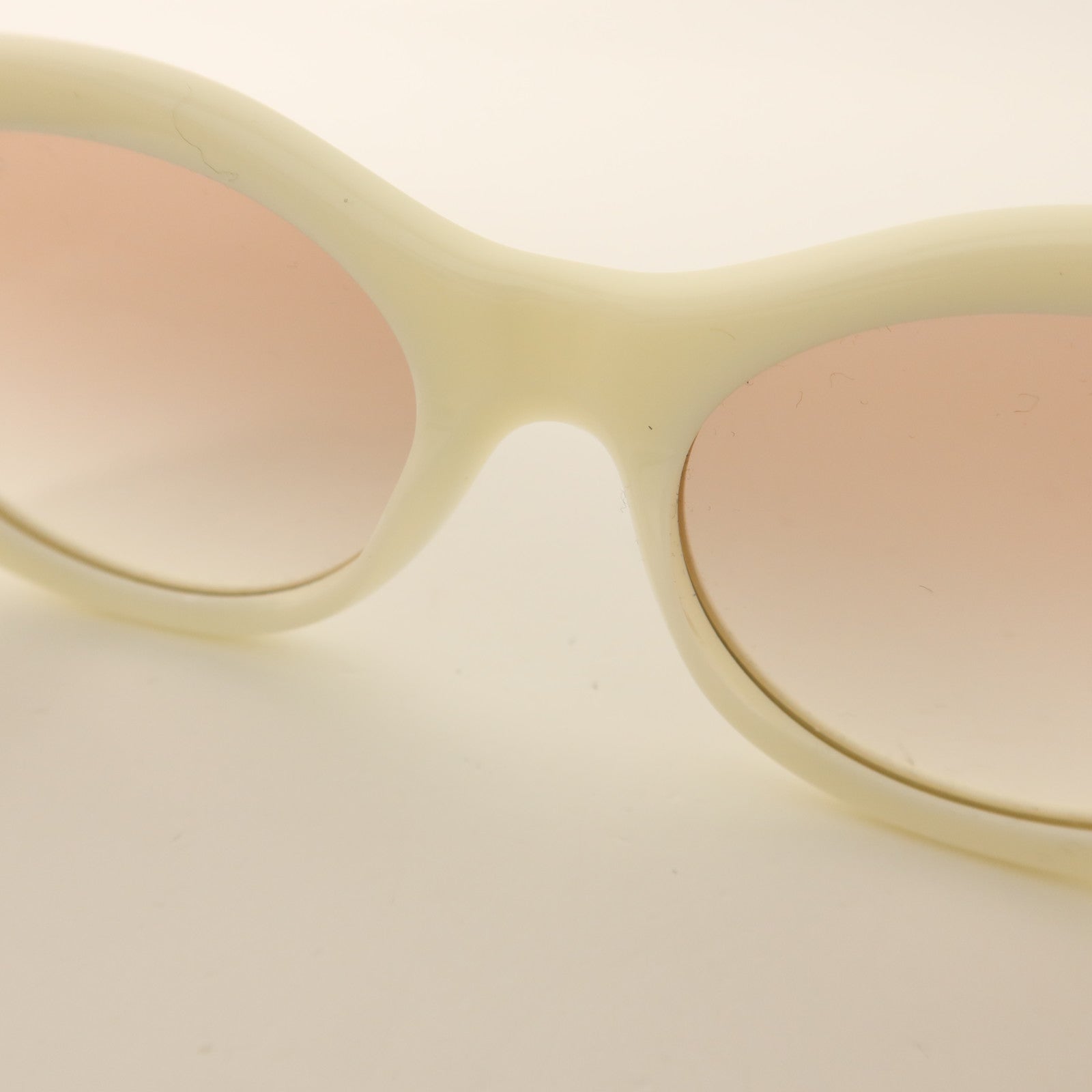 CHANEL PVC/金屬Oval Sunglasses太陽眼鏡