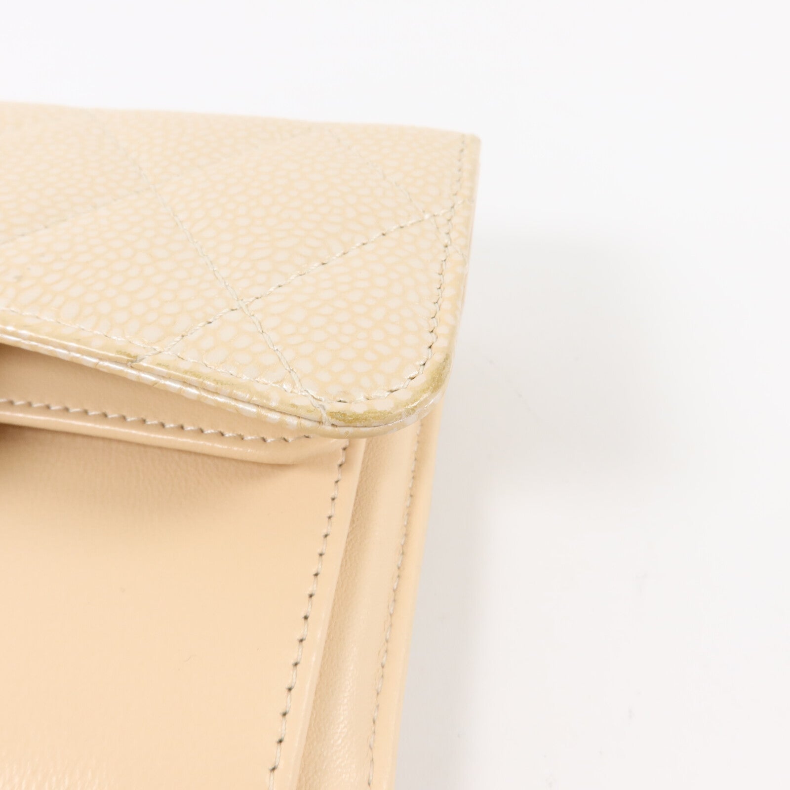 CHANEL 牛皮皮革Trifold Long Wallet長錢包