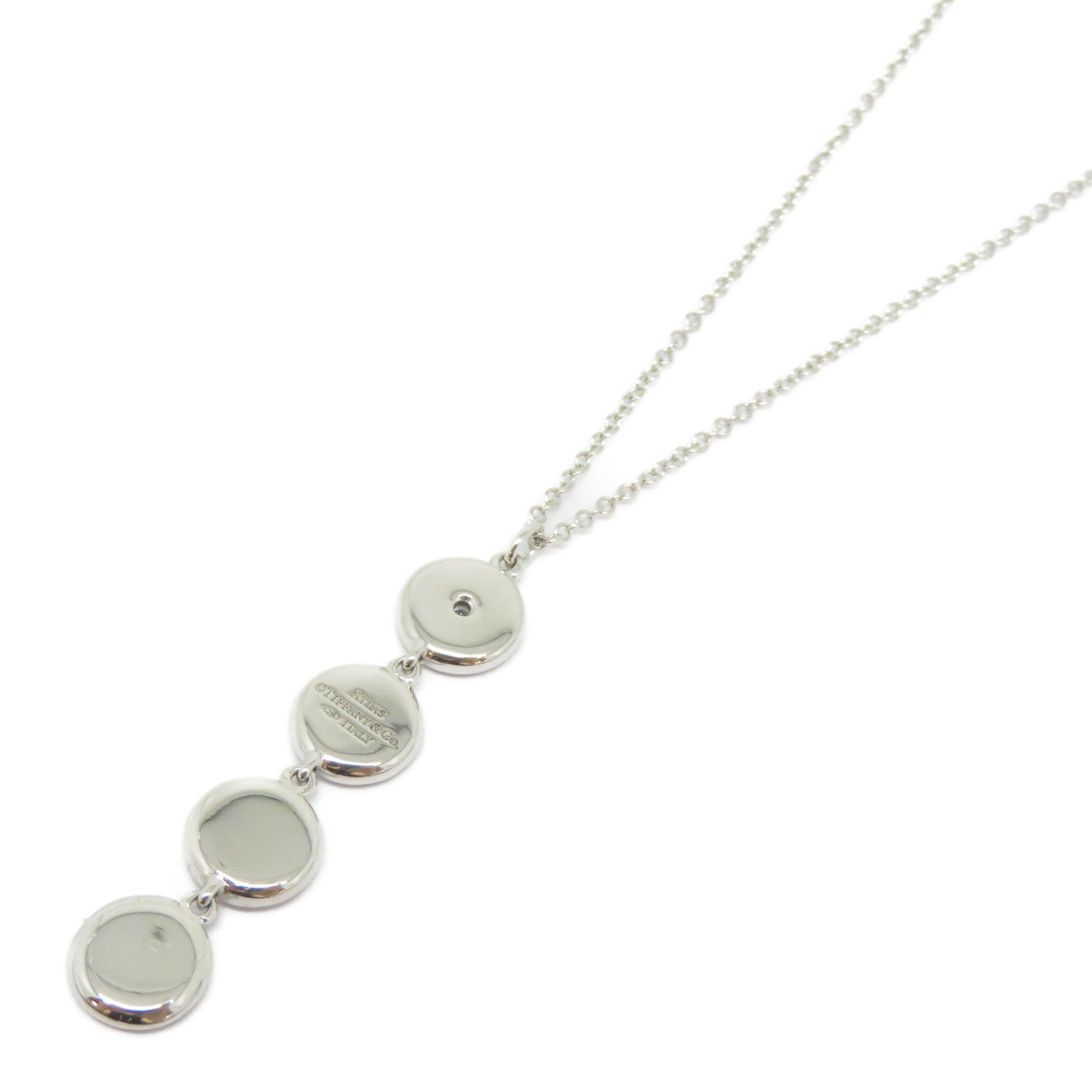 TIFFANY＆CO 【激減優惠】18K白金Atlas Necklace項鍊