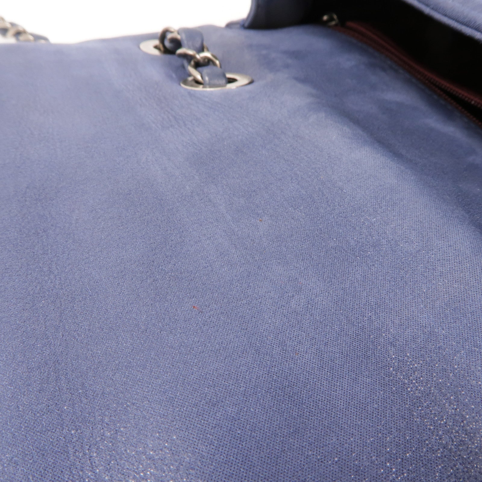 CHANEL 牛皮皮革Chain Shoulder Bag銀扣鏈帶肩背袋