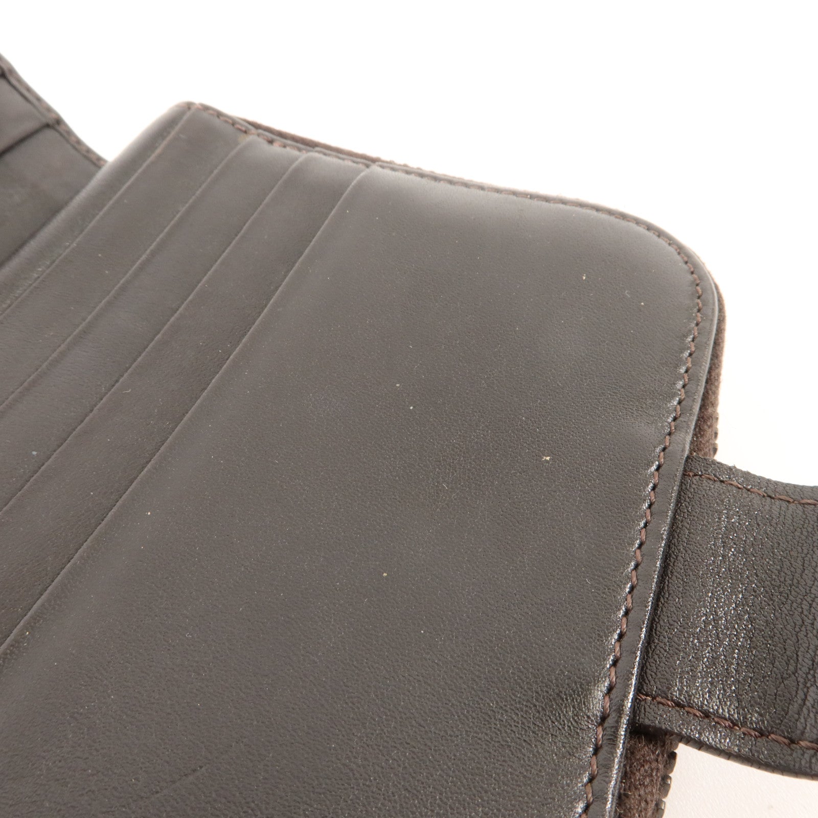 FENDI 帆布Bifold Wallet銀扣錢包