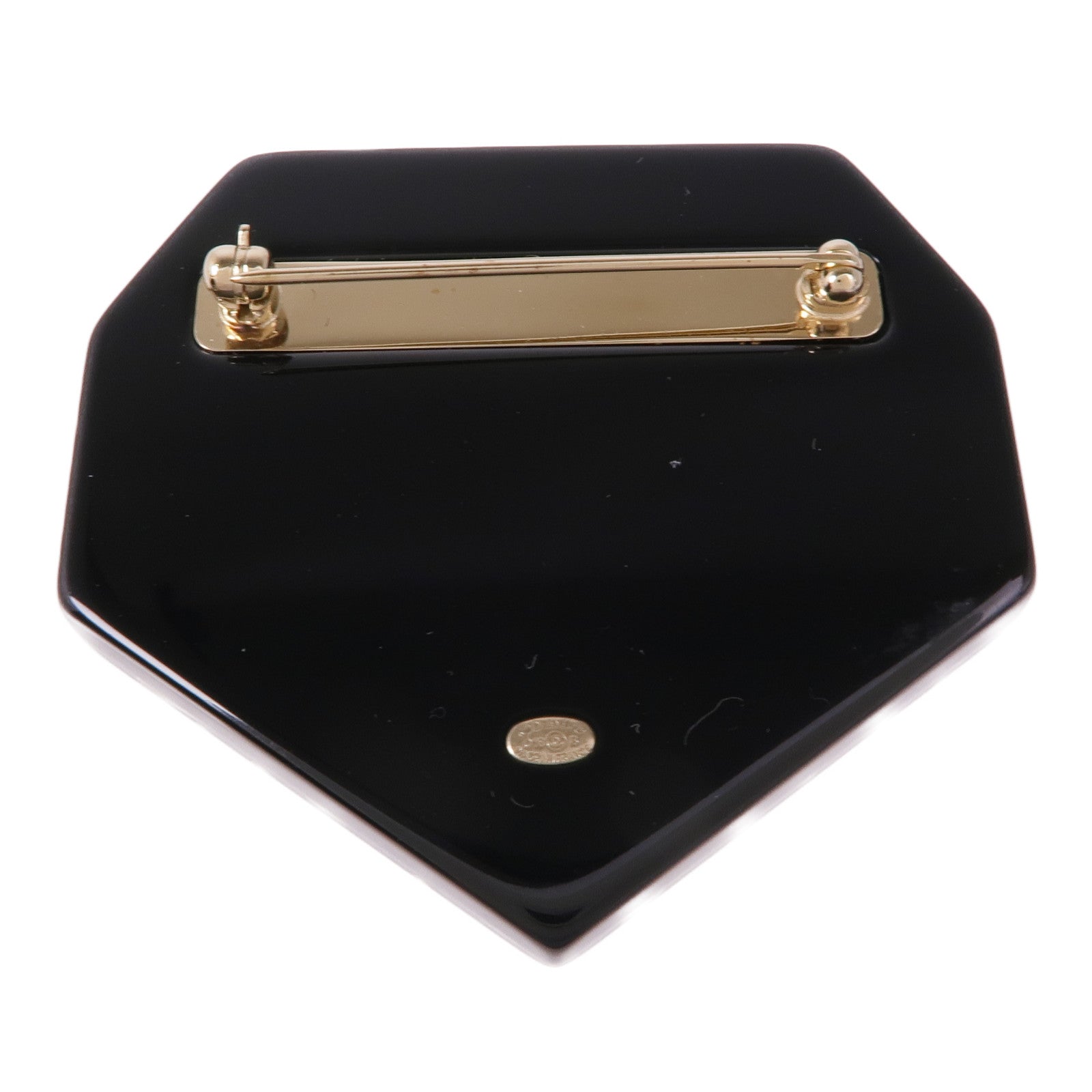 CHANEL PVC Brooch金扣胸針