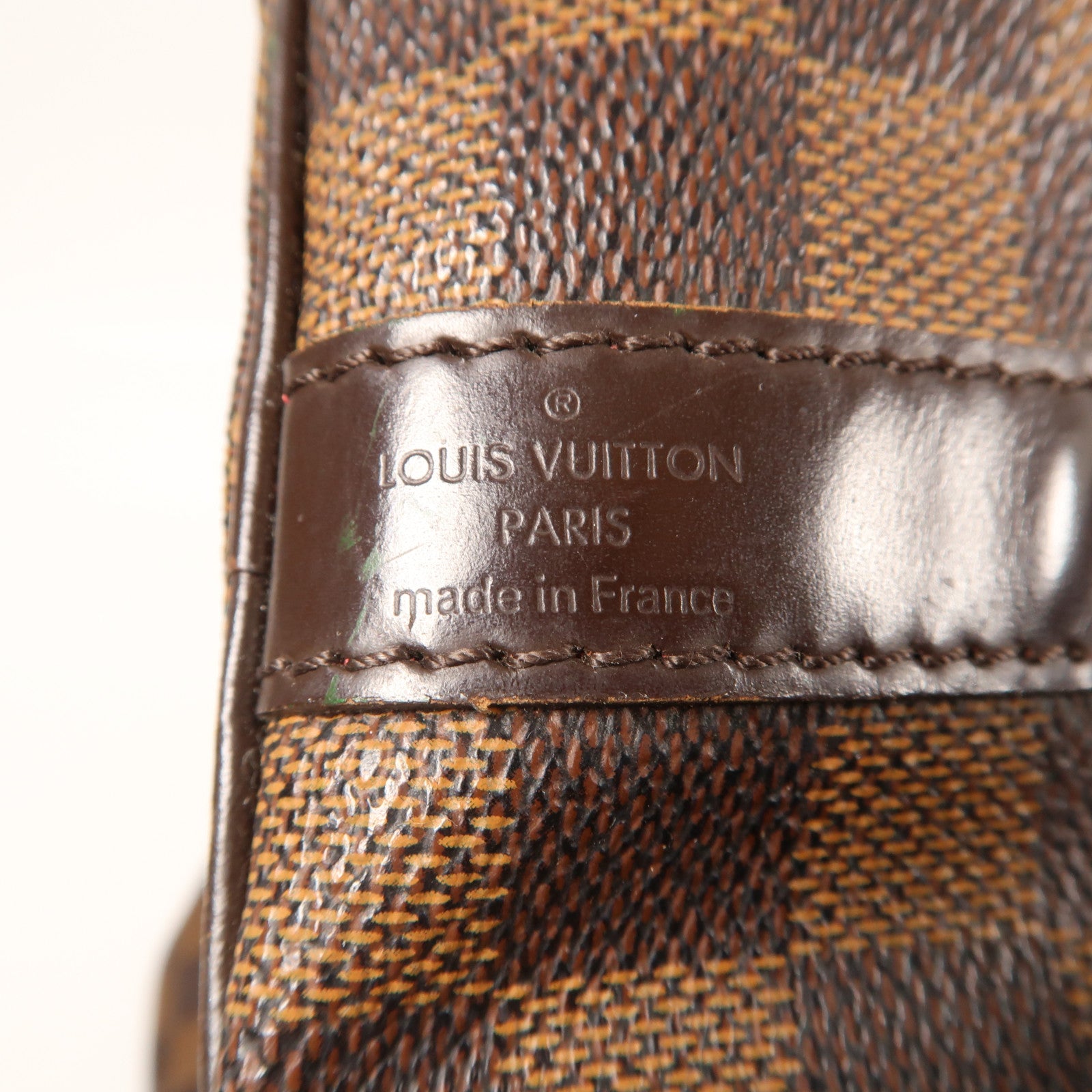 LOUIS VUITTON Damier Speedy 30 金扣手挽肩背兩用袋啡色