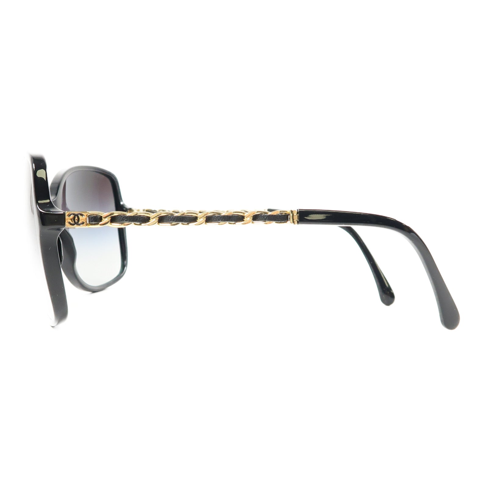 CHANEL 金屬/PVC Sunglasses太陽眼鏡黑色