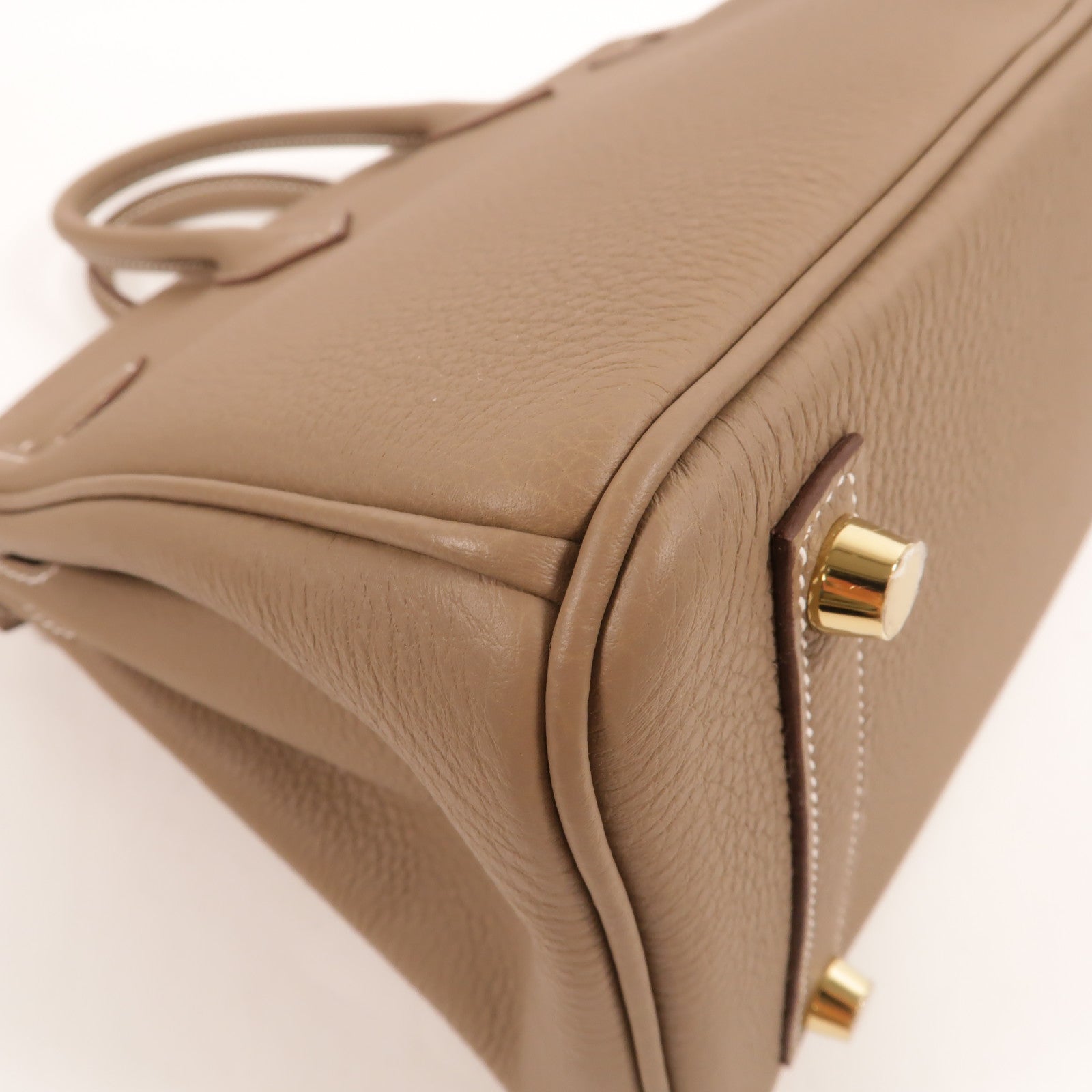 HERMES Togo皮革Birkin 25手挽袋Etoupe