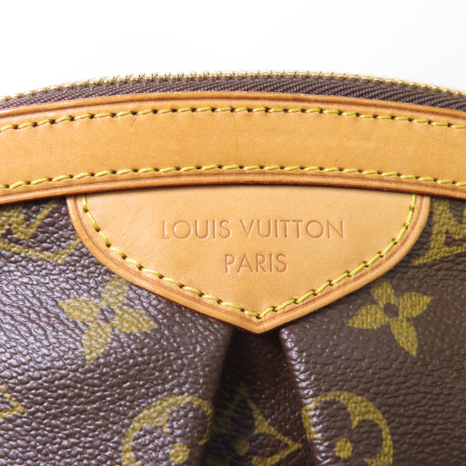 LOUIS VUITTON Monogram Tivoli PM金扣手挽袋啡色