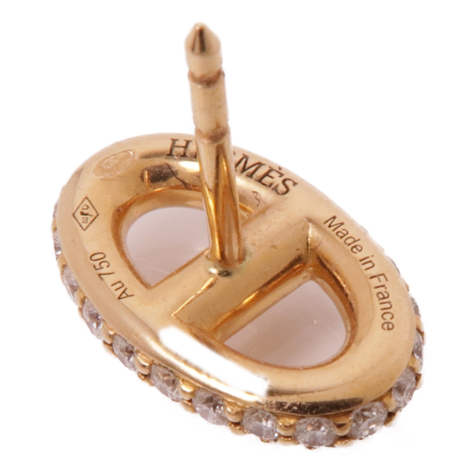 HERMES 18K玫瑰金Farandole Diamond Earrings鑽石耳環