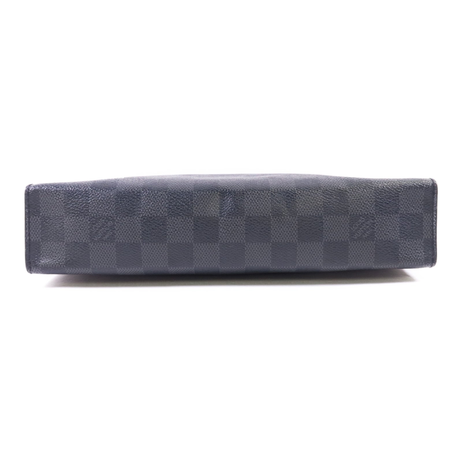 LOUIS VUITTON Damier Graphite Pochette Voyage MM銀扣手拿包
