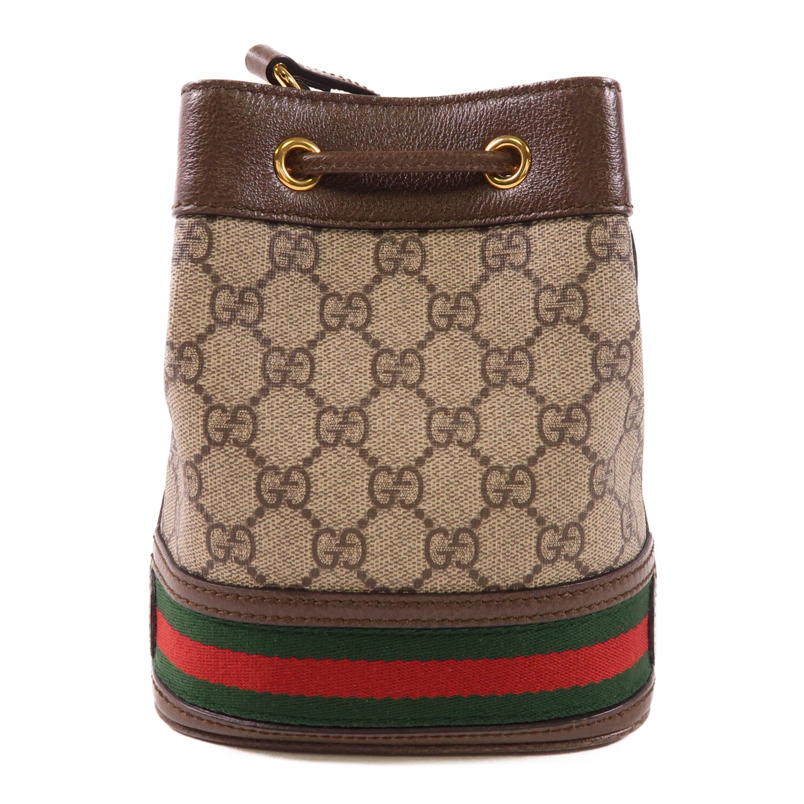 GUCCI 塗層帆布Ophidia Bucket Bag肩背袋