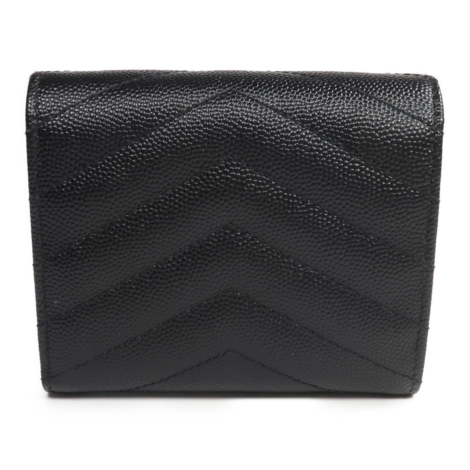 SAINT LAURENT 牛皮皮革Three-fold Wallet錢包