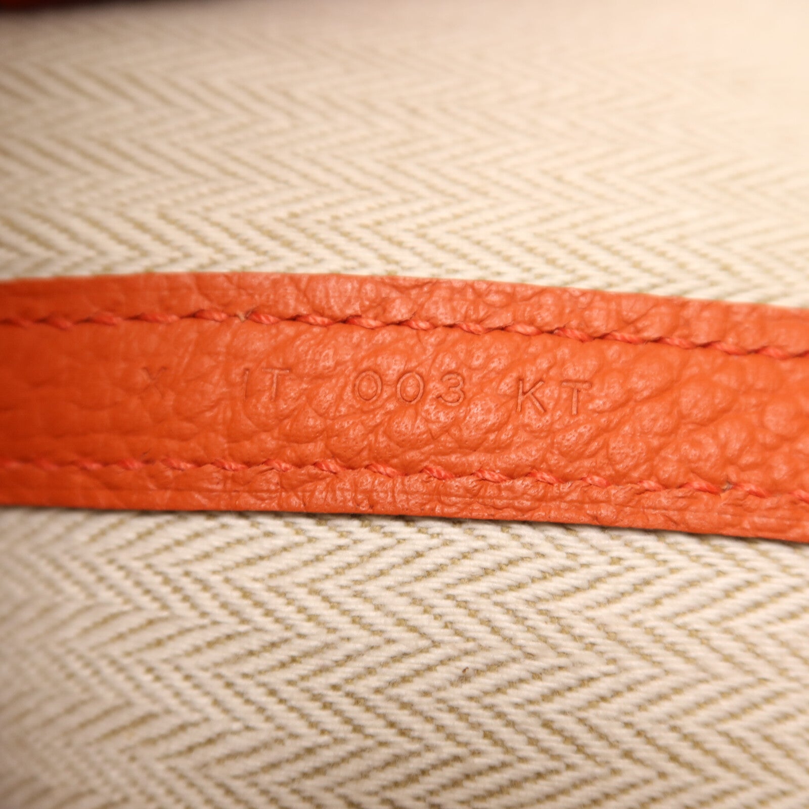 HERMES Negonda皮革Garden Party PM手挽袋Feu