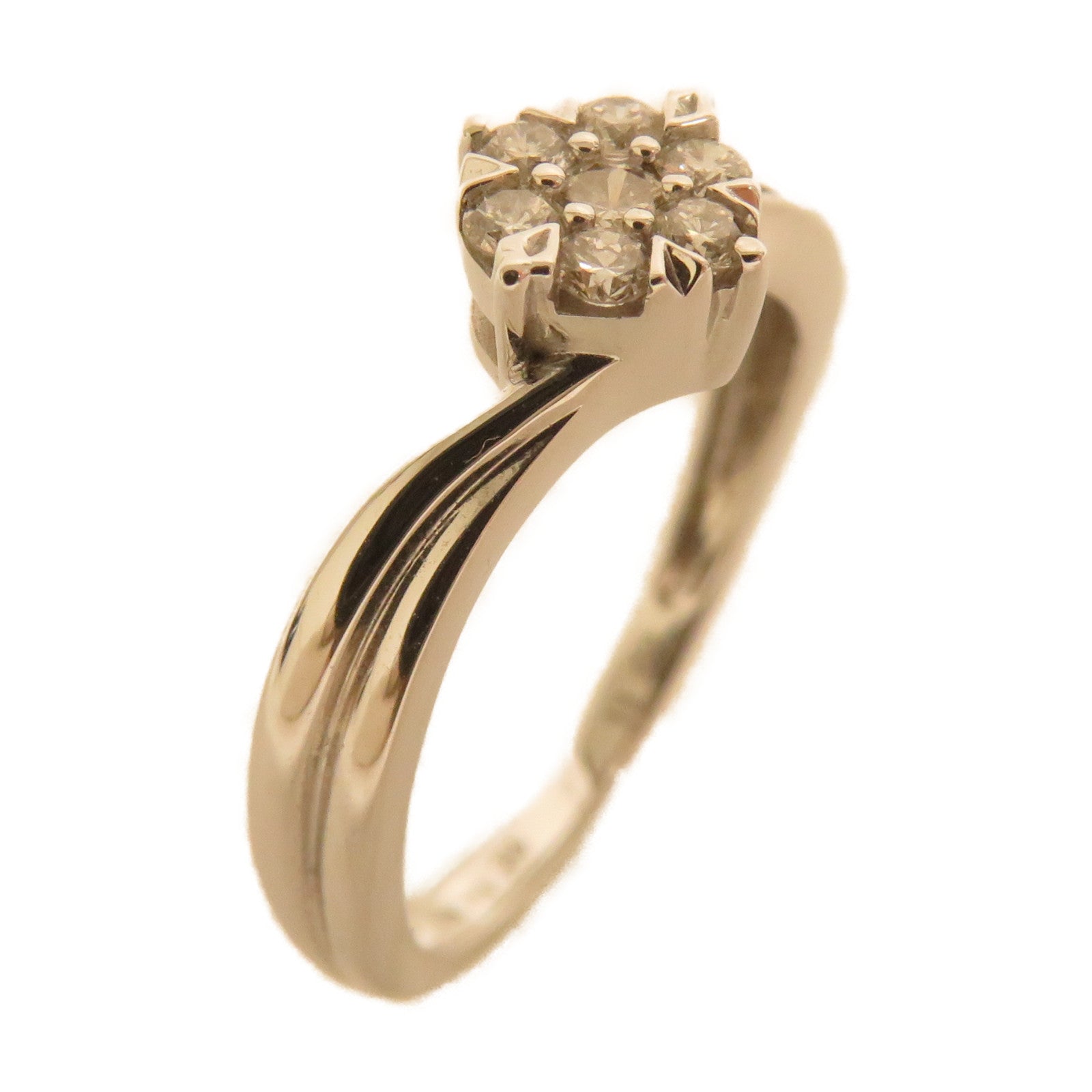JEWELRY 【激減優惠】18K白金Diamond Ring鑽石戒指US#6