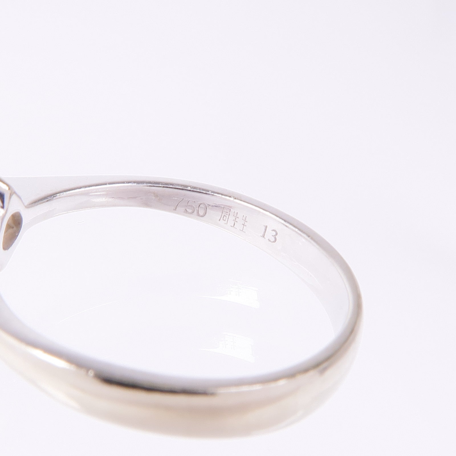 JEWELRY 【激減優惠】18K白金Diamond Ring鑽石戒指US#4.75