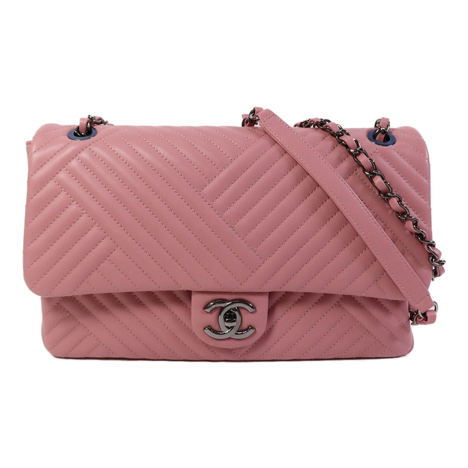 CHANEL 牛皮皮革Chain Shoulder Bag鏈帶肩背袋