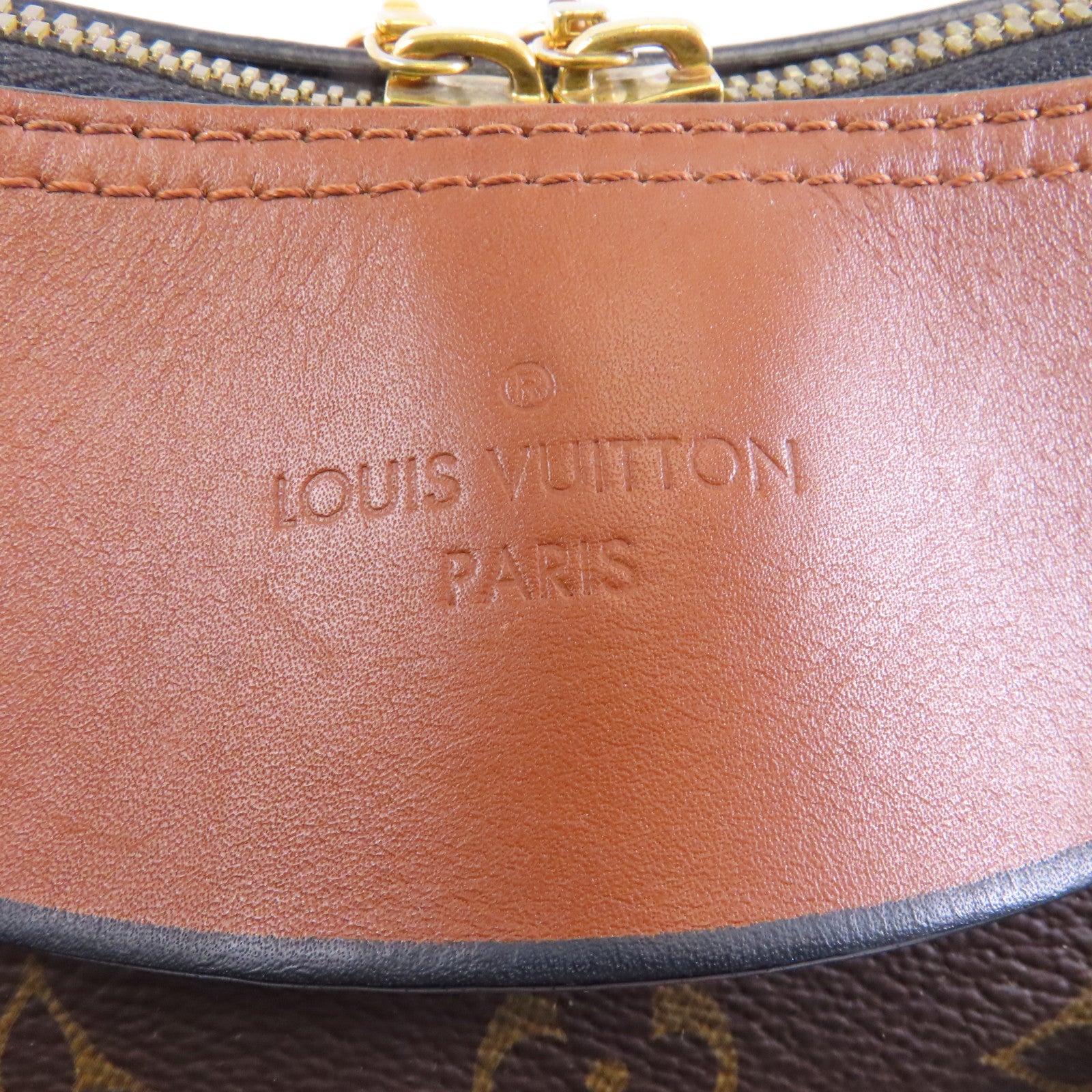 LOUIS VUITTON Monogram Tuileries金扣手挽肩背兩用袋棕色