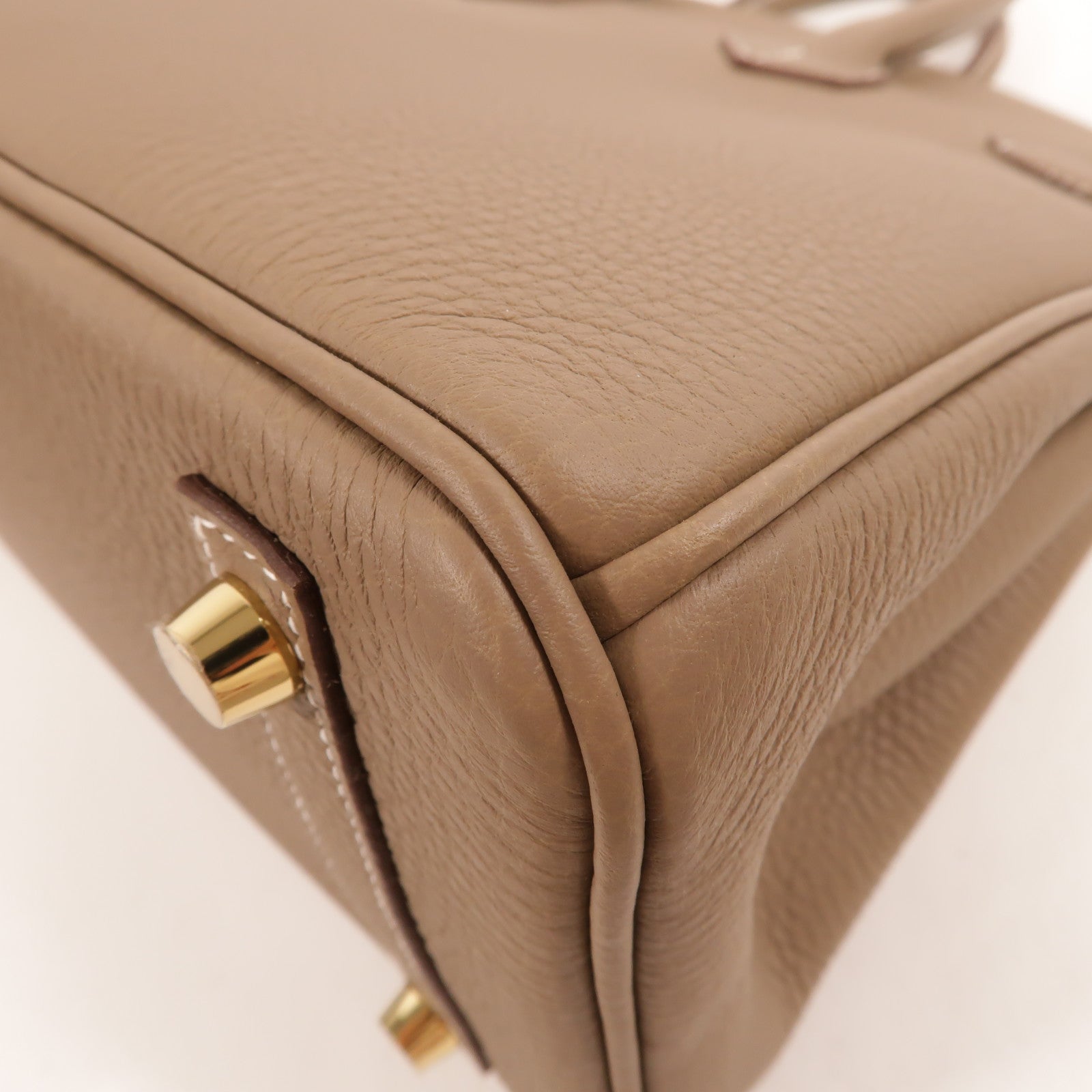 HERMES Togo皮革Birkin 25手挽袋Etoupe