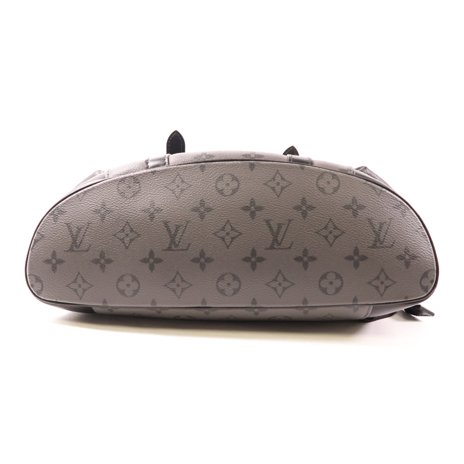 LOUIS VUITTON Monogram Eclipse Christopher MM銀扣背包