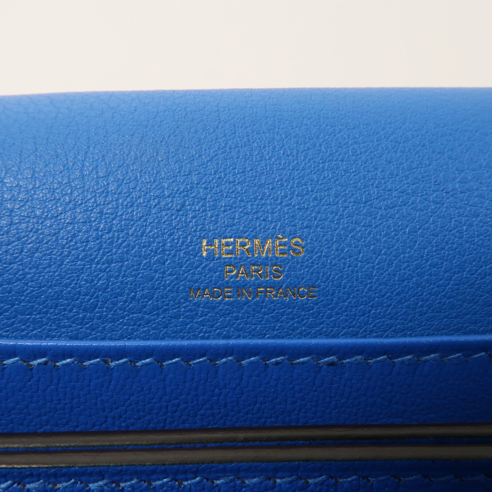 HERMES Evercolor皮革Roulis Mini肩背袋Blue Zanzibar