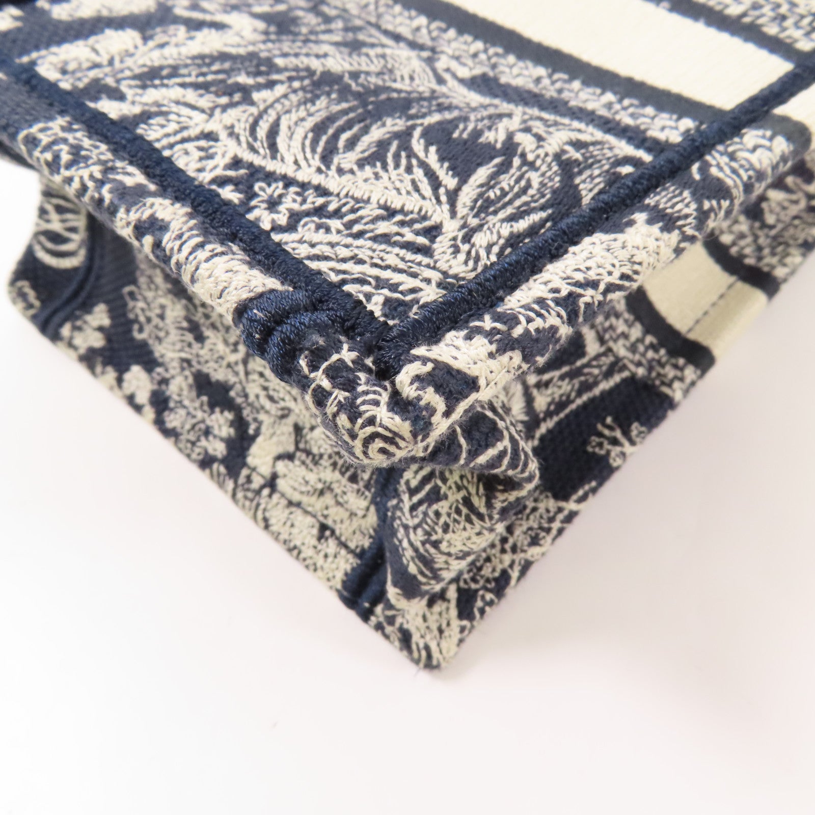 Dior 帆布Mini Book Tote金扣手挽肩背兩用袋