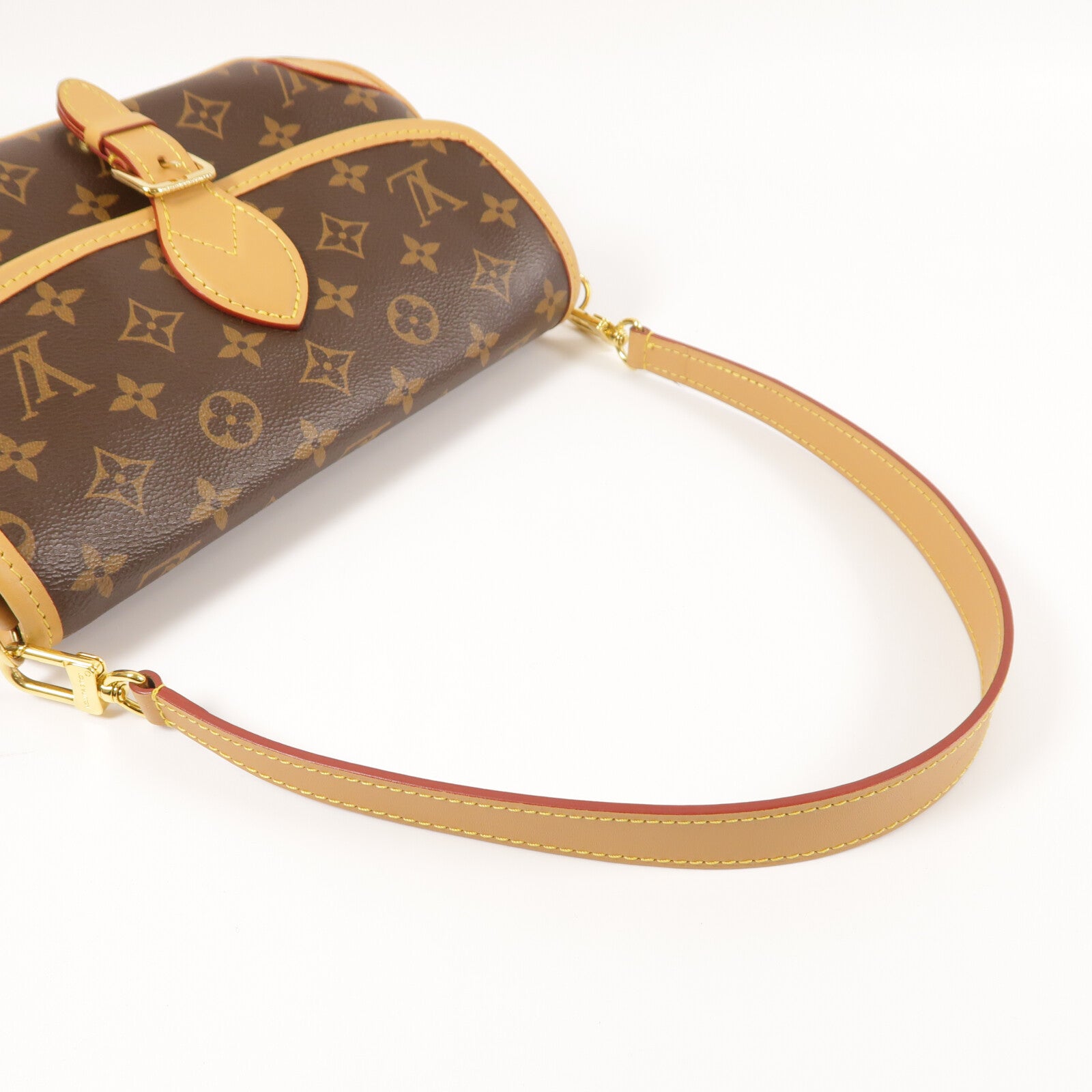 LOUIS VUITTON Monogram Diane金扣手挽肩背兩用袋