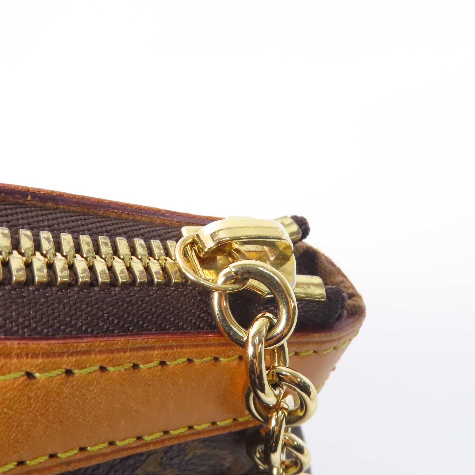 LOUIS VUITTON Monogram Tivoli PM金扣手挽袋啡色