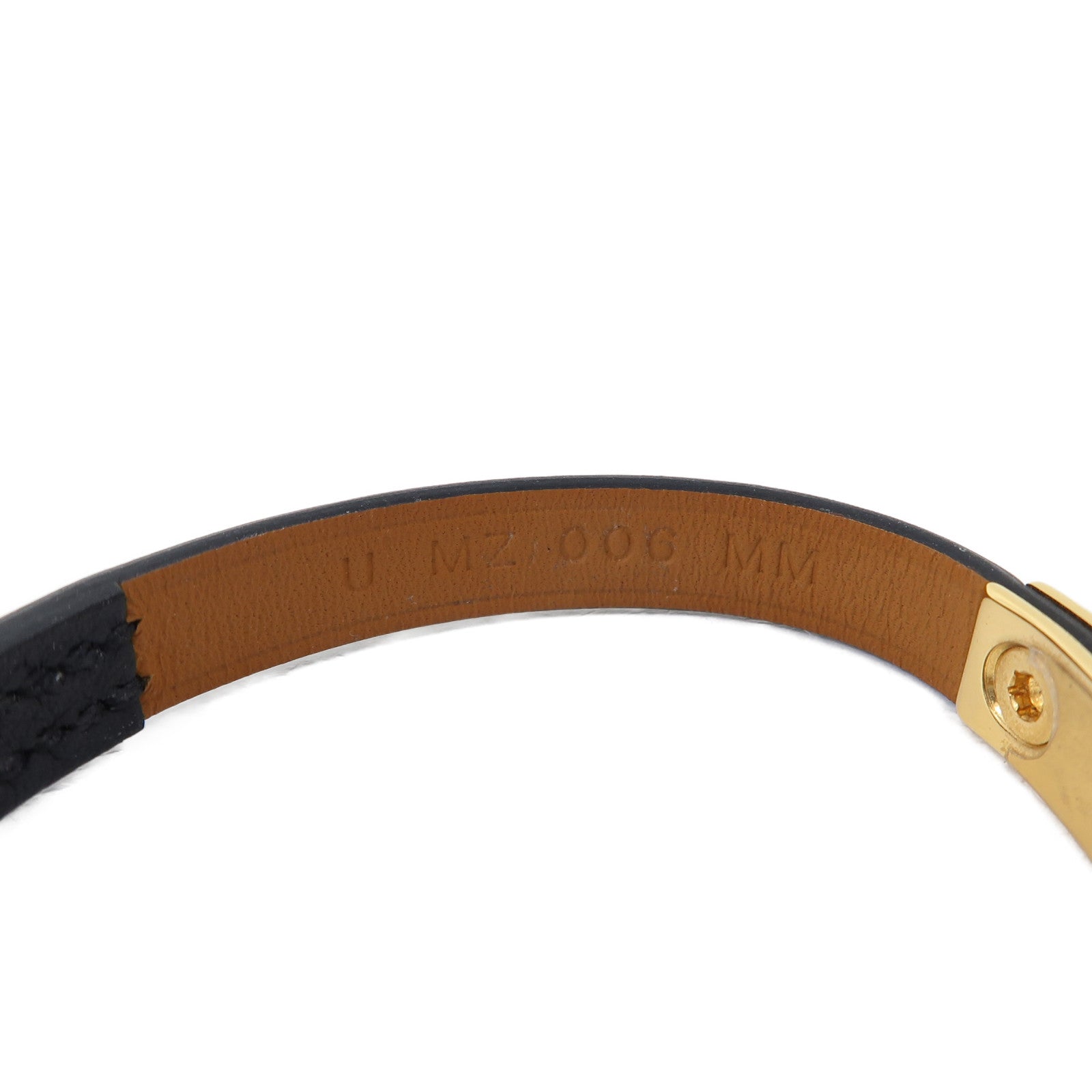 HERMES Swift皮革Rivale Mini Bracelet手鐲黑色