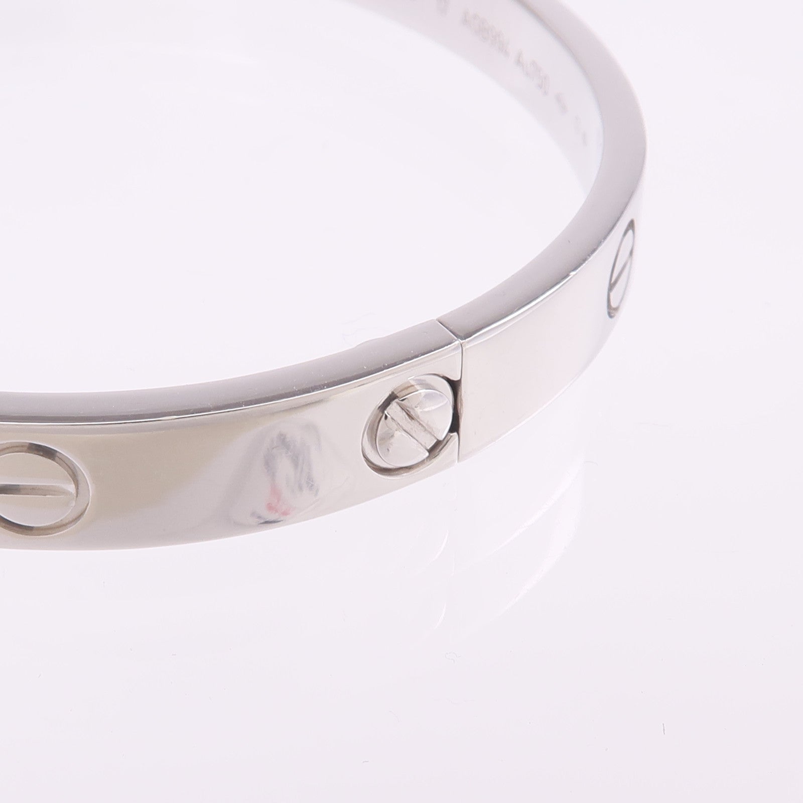 CARTIER 18K白金Love Bangle手鐲Cartier#17