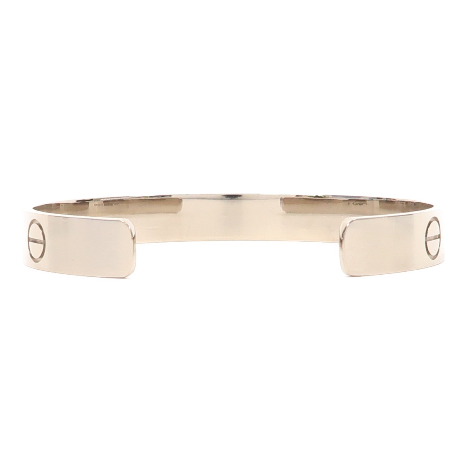 CARTIER 18K白金Love White Gold Bracelet手鐲
