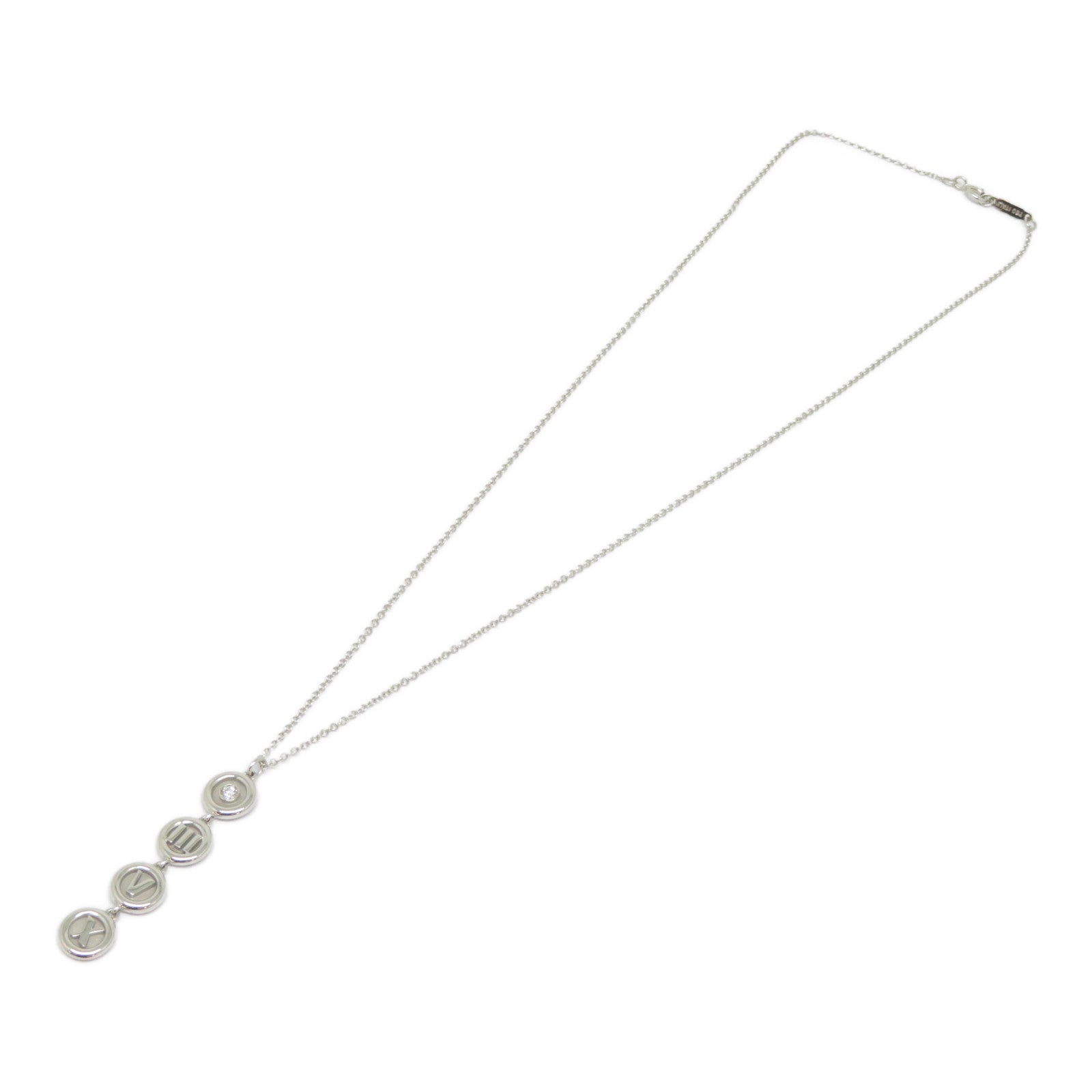 TIFFANY＆CO 【激減優惠】18K白金Atlas Necklace項鍊