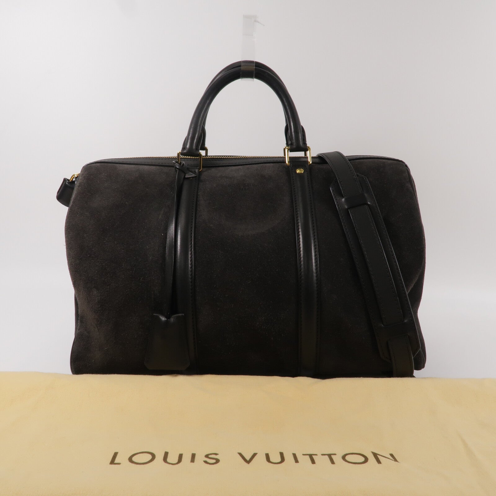 LOUIS VUITTON 絨布SC Bag PM手挽肩背兩用袋