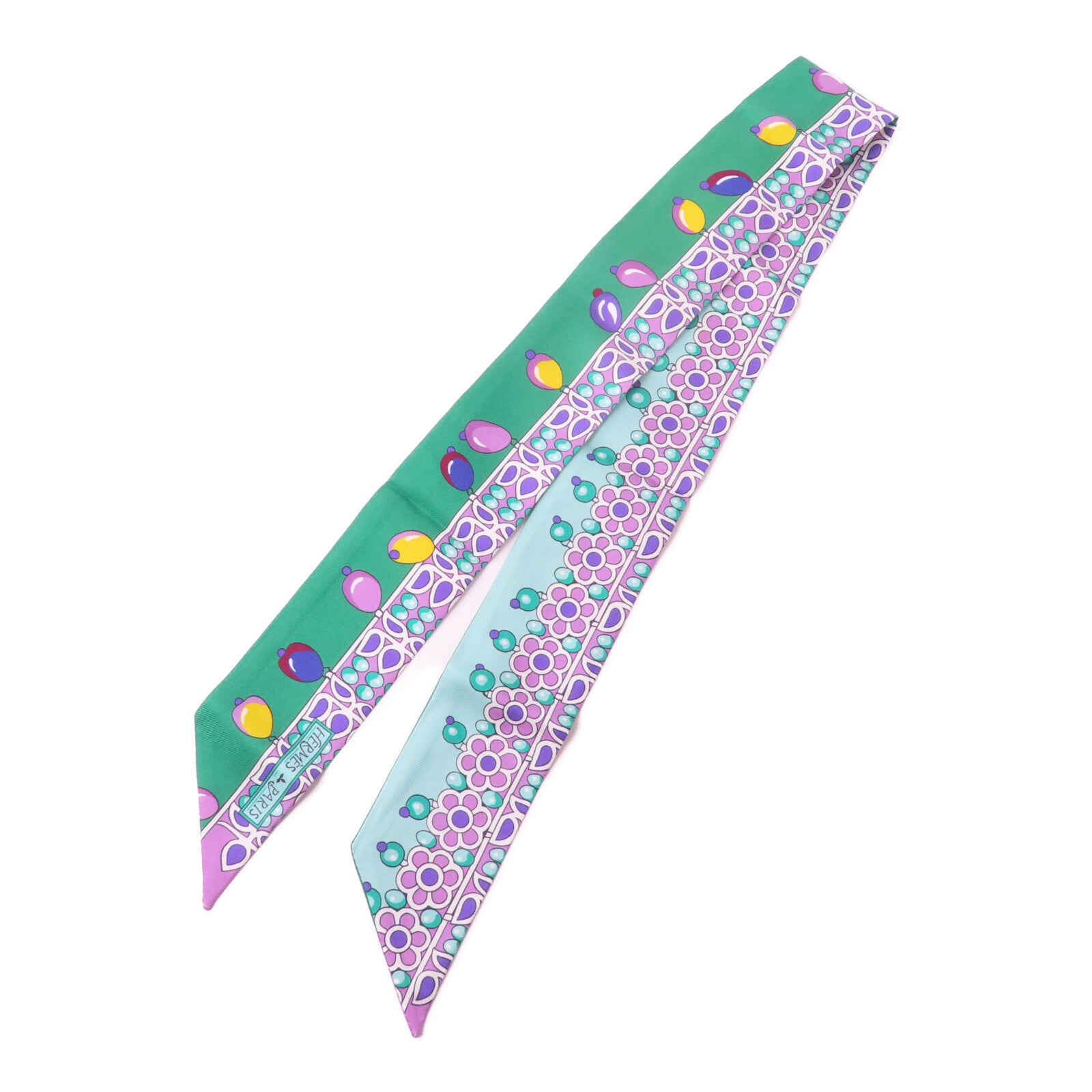 HERMES 絲質Twilly Scarf絲巾