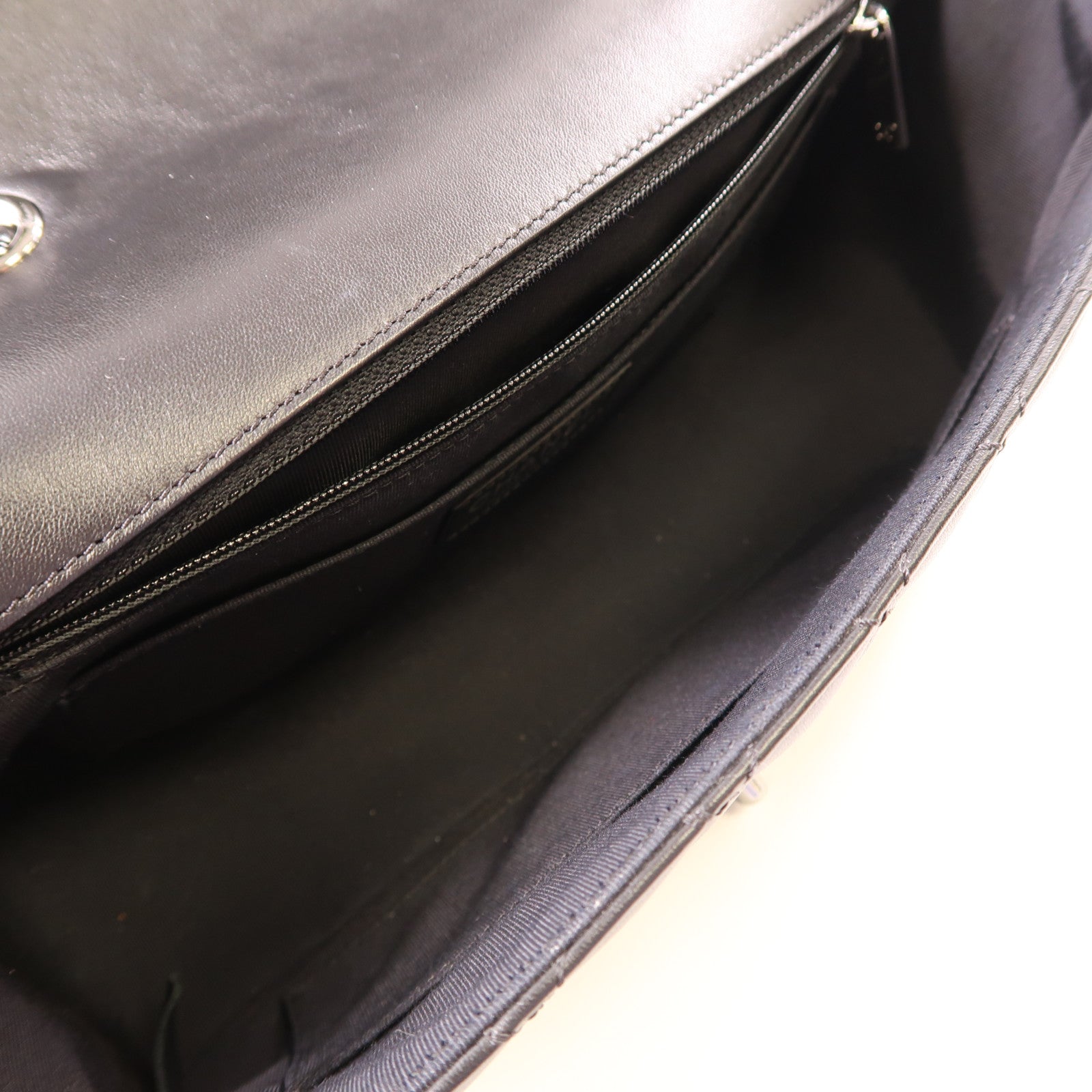 CHANEL【激減優惠】 羊皮皮革Chain Shoulder銀扣鏈帶肩背袋