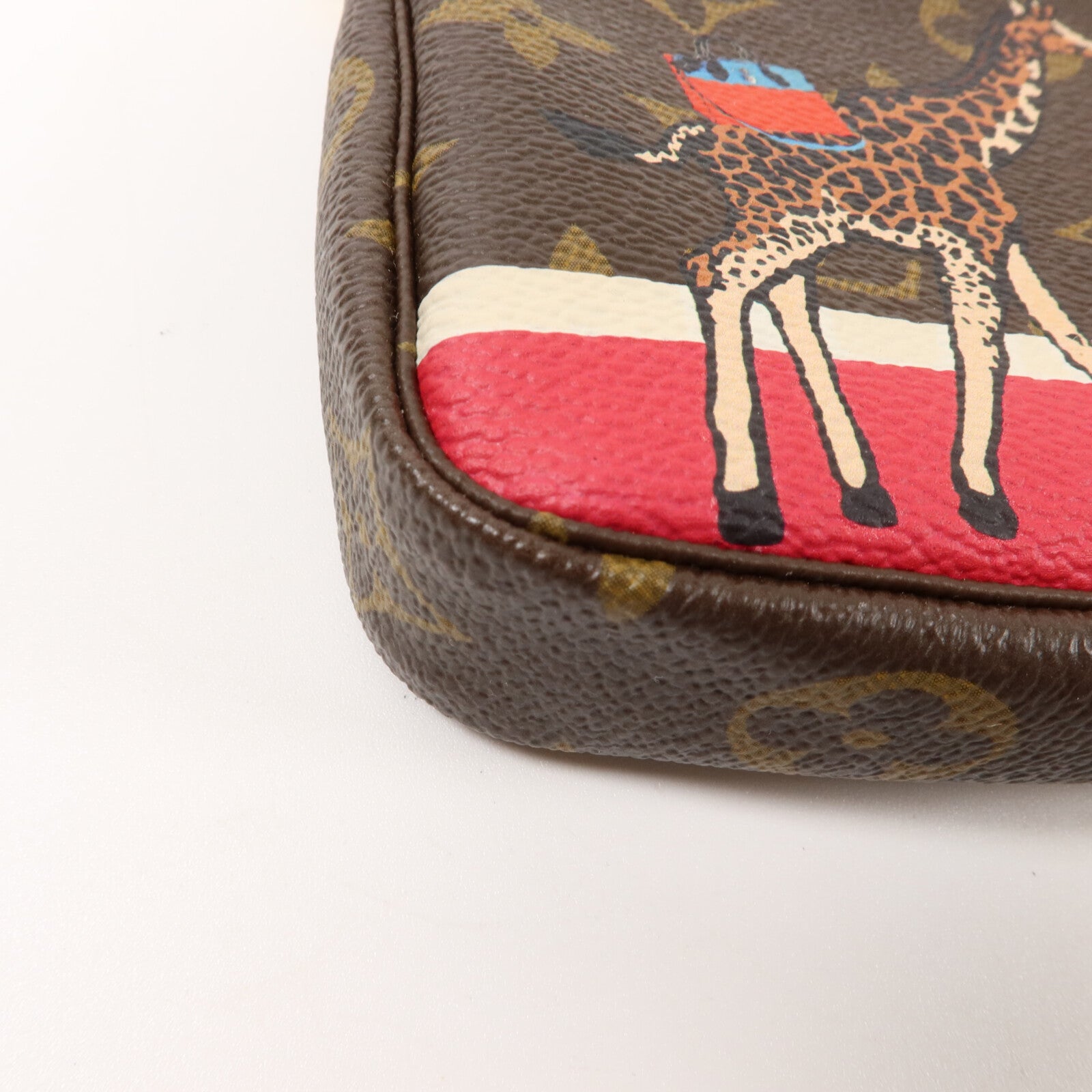 LOUIS VUITTON Monogram Mini Pochette Accessoires金扣手挽袋