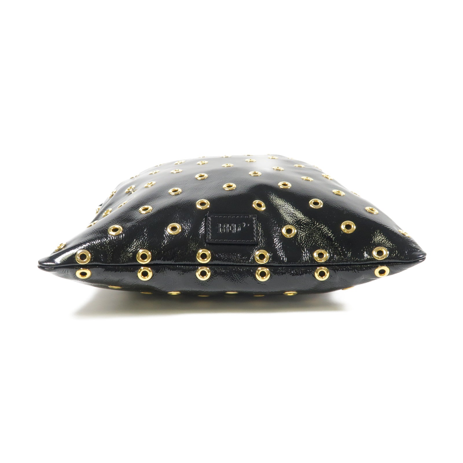 Valentino 漆皮皮革Shoulder Bag金扣肩背袋