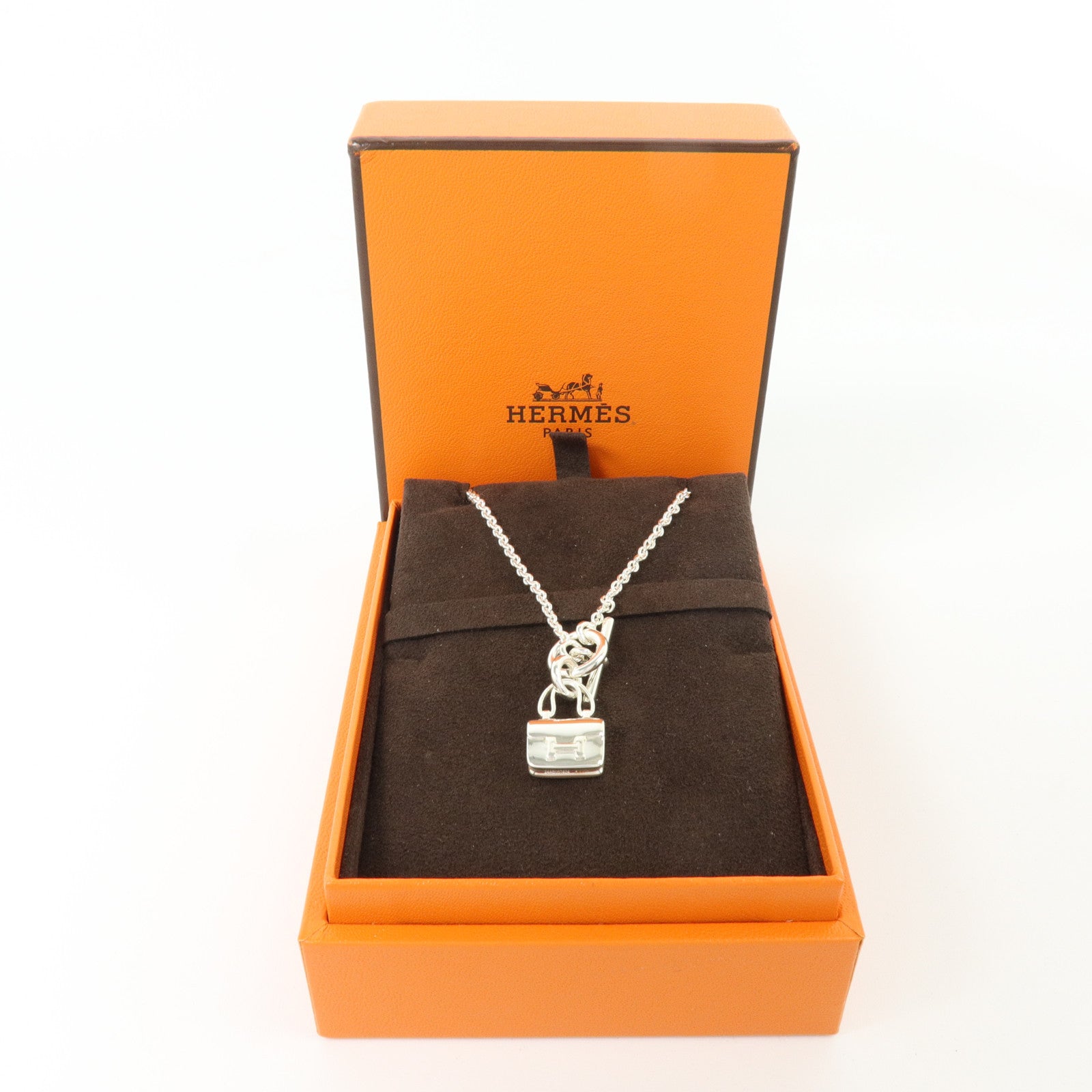HERMES 925純銀Constance Necklace項鏈