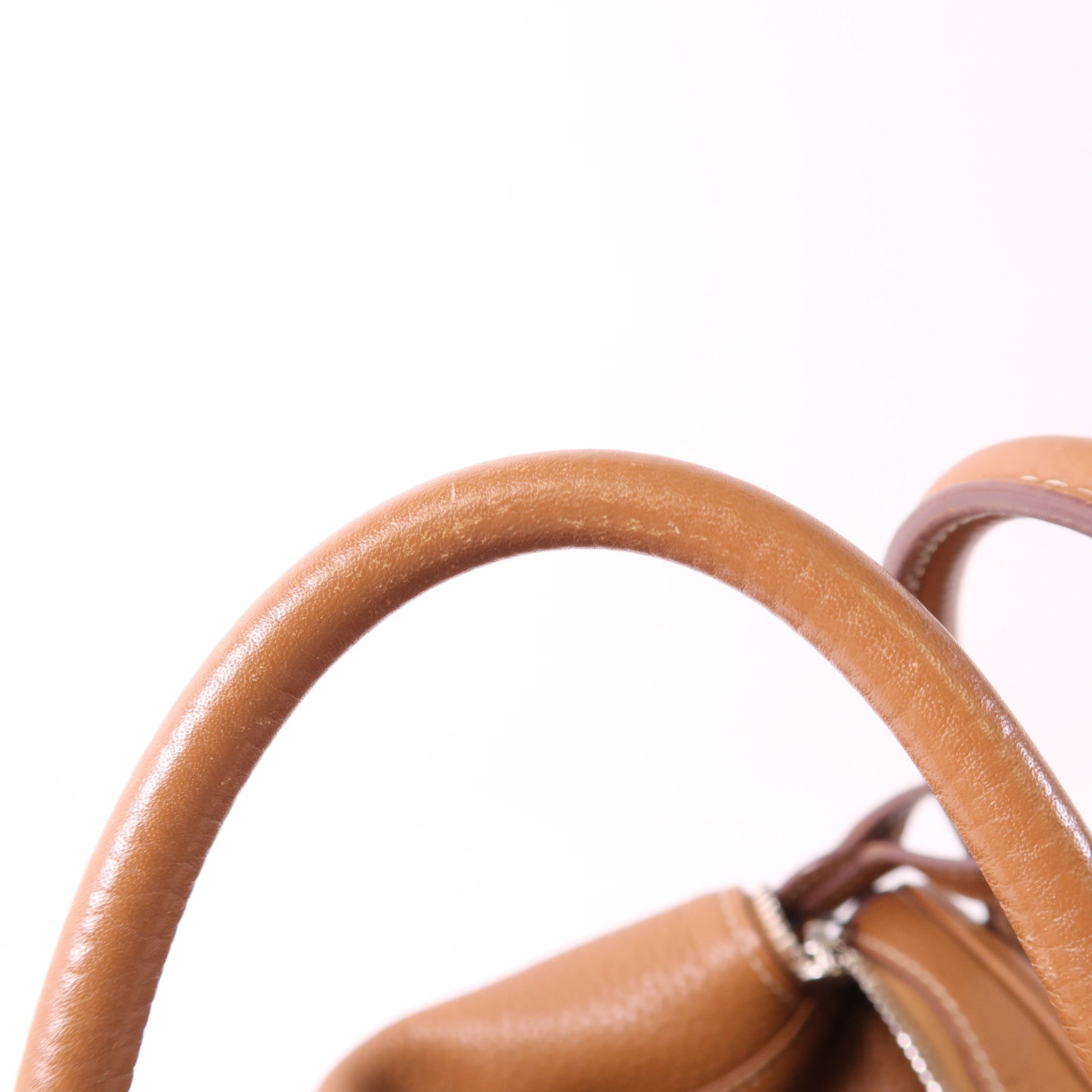 HERMES 【激減優惠】Clemence皮革Lindy 30銀扣手挽肩背兩用袋Gold