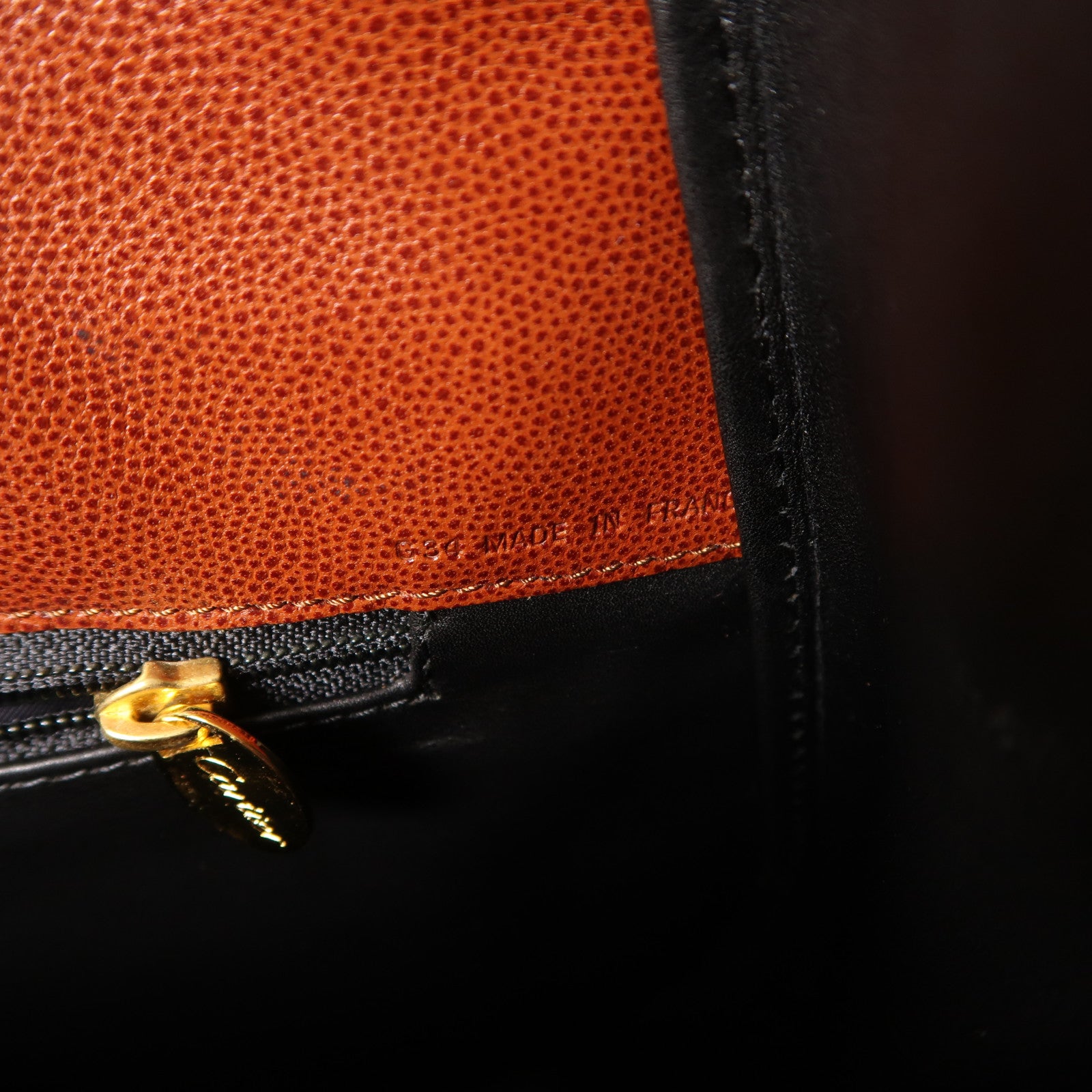 SELECTION 牛皮皮革Panthere Shoulder Bag金扣肩背袋