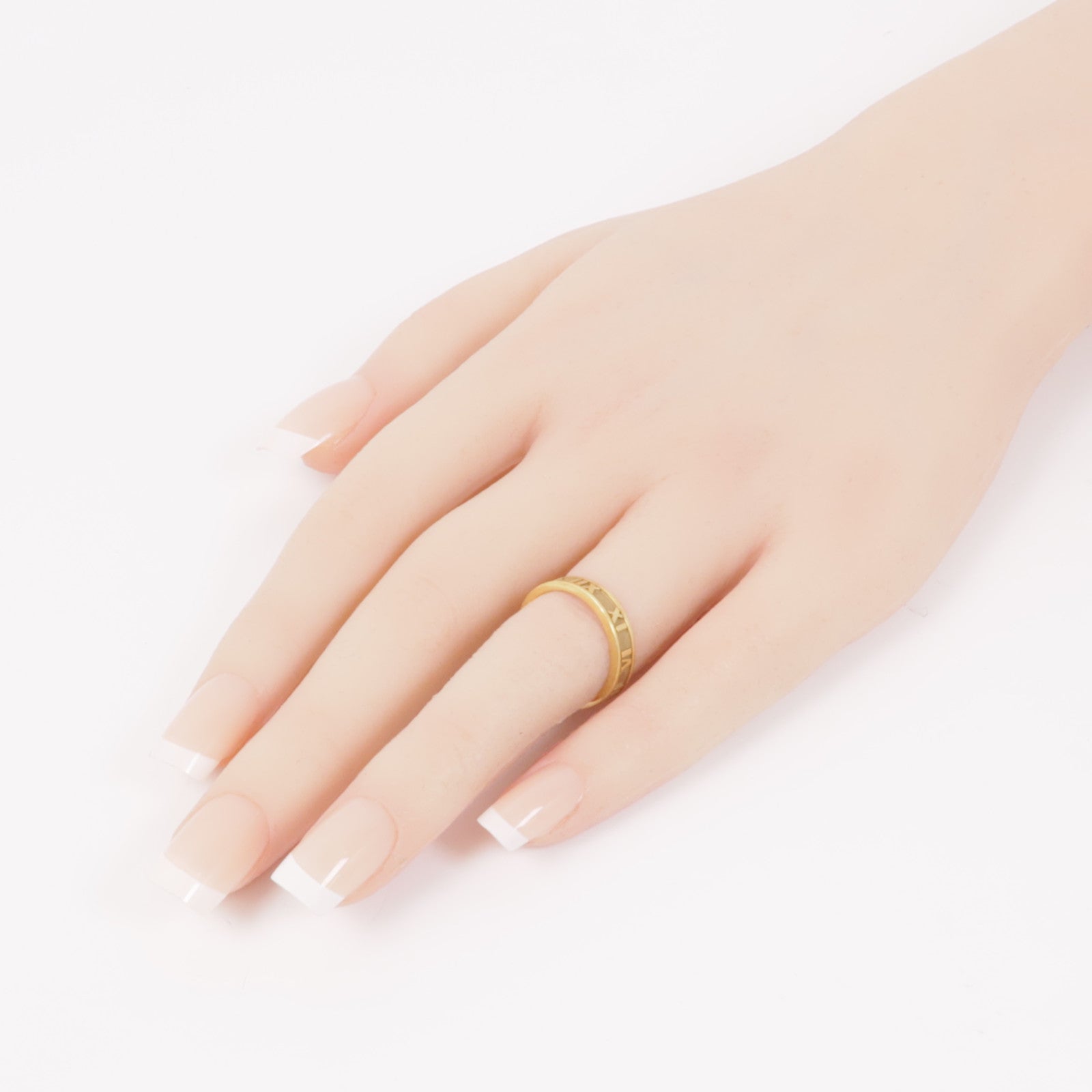 TIFFANY＆CO 【激減優惠】18K黃金Atlas Ring戒指US#5.5
