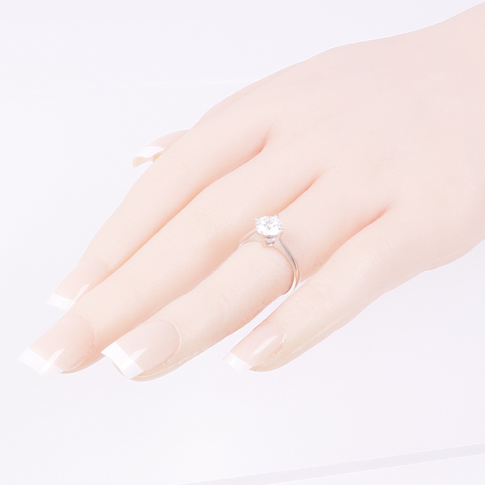 JEWELRY 【激減優惠】18K白金Diamond Ring鑽石戒指US#4.75