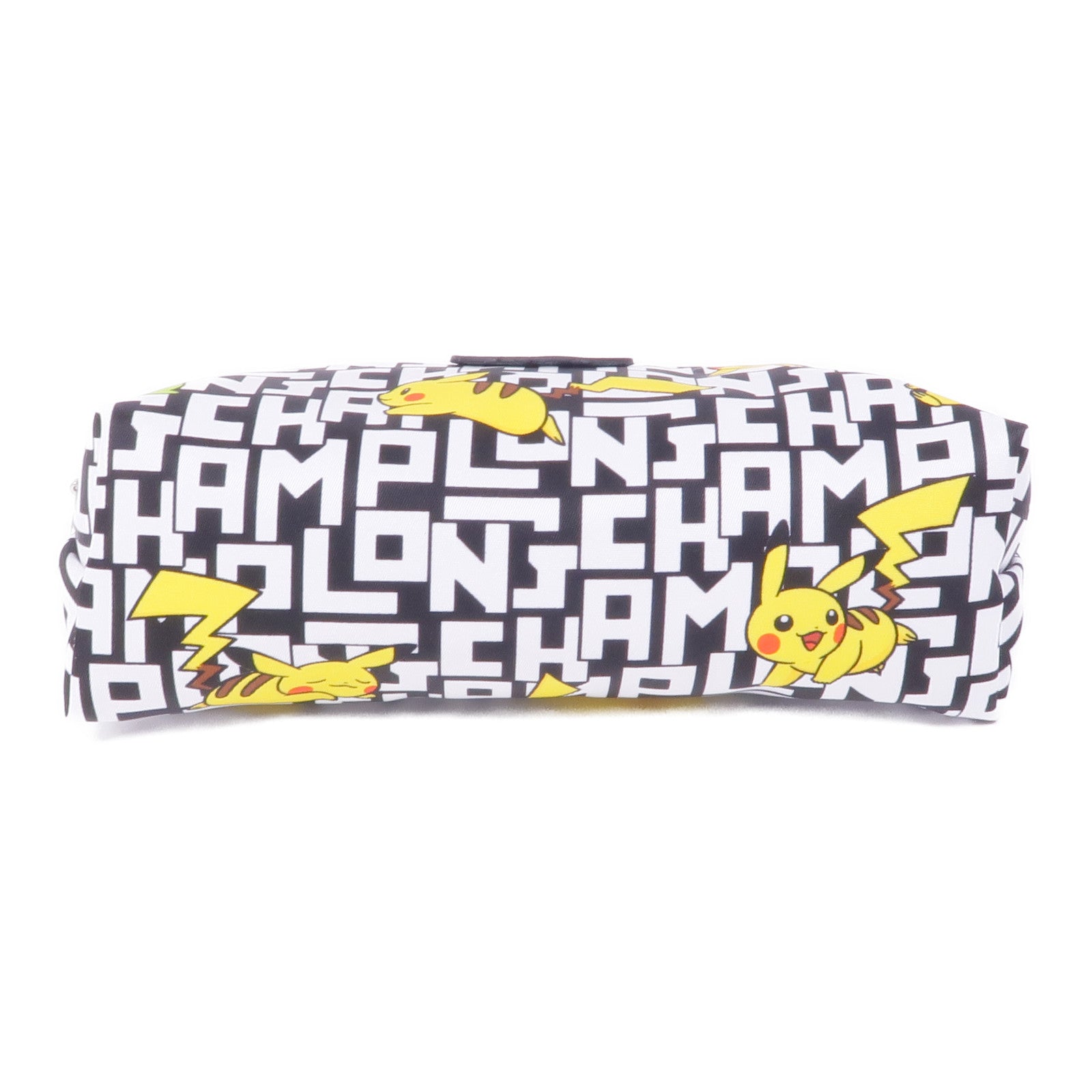 Longchamp 尼龍Pokemon Pouch銀扣手拿包