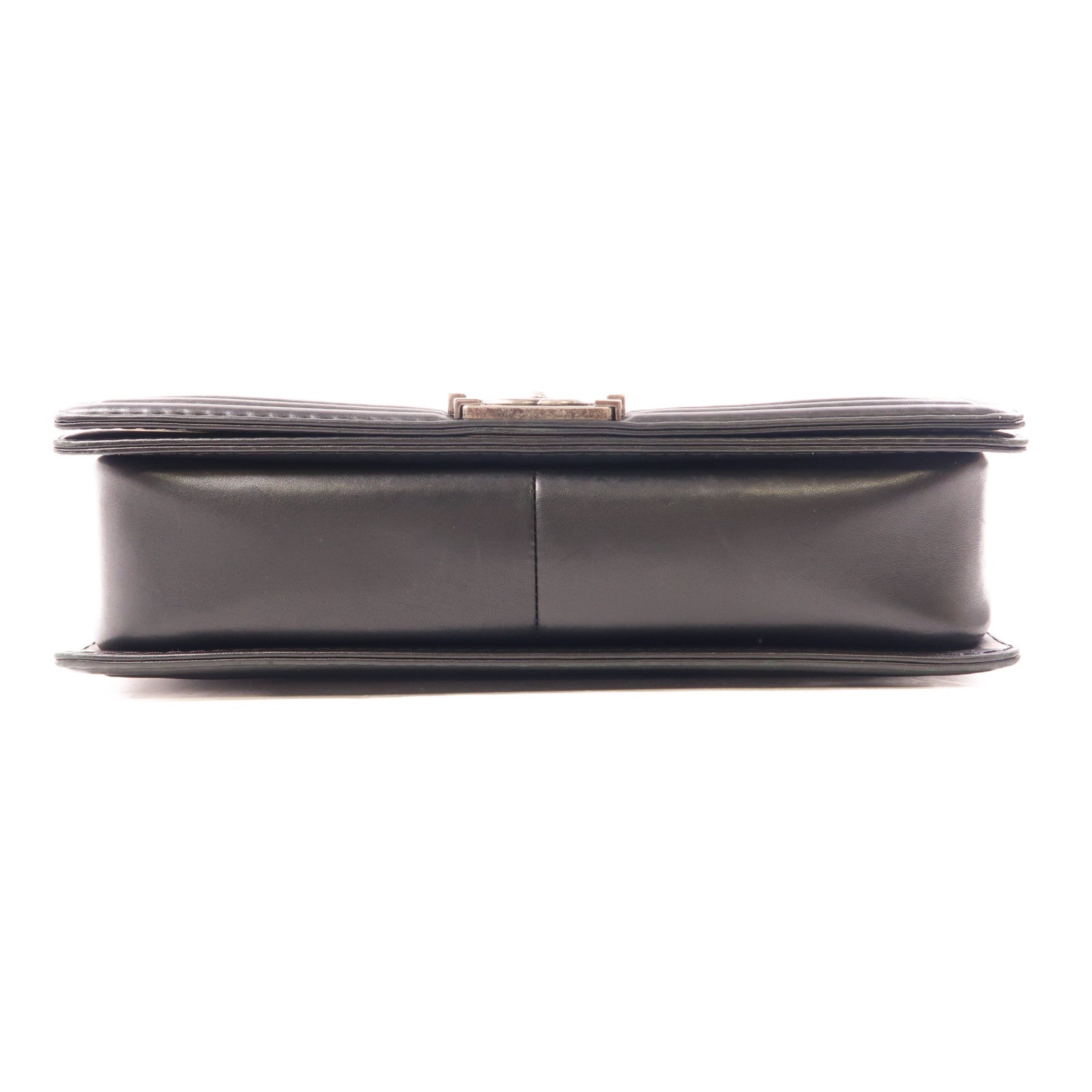 CHANEL CC SHW Boy 30 Crossbody Chain Shoulder Bag Leather