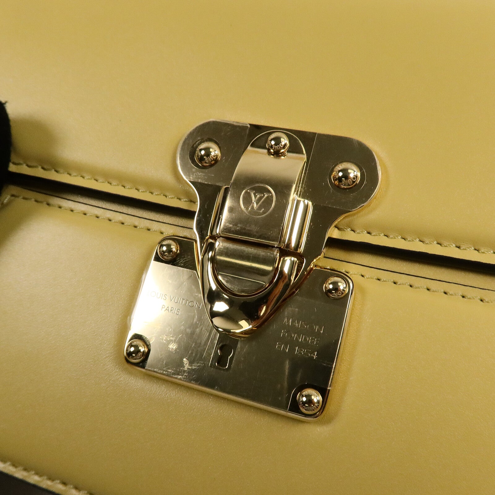 LOUIS VUITTON 牛皮皮革Orsay MM肩背袋